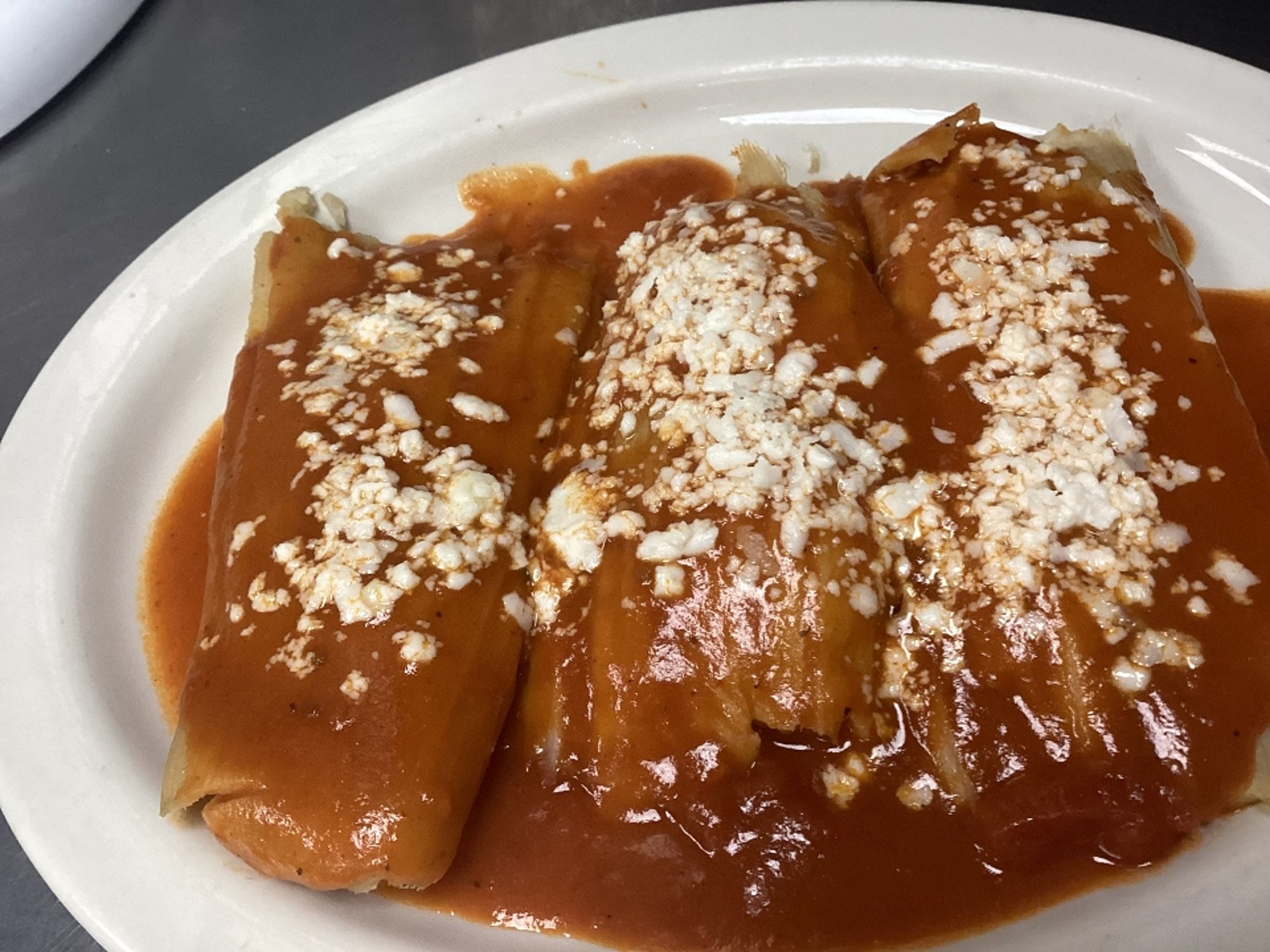 Tamales (3) pork only