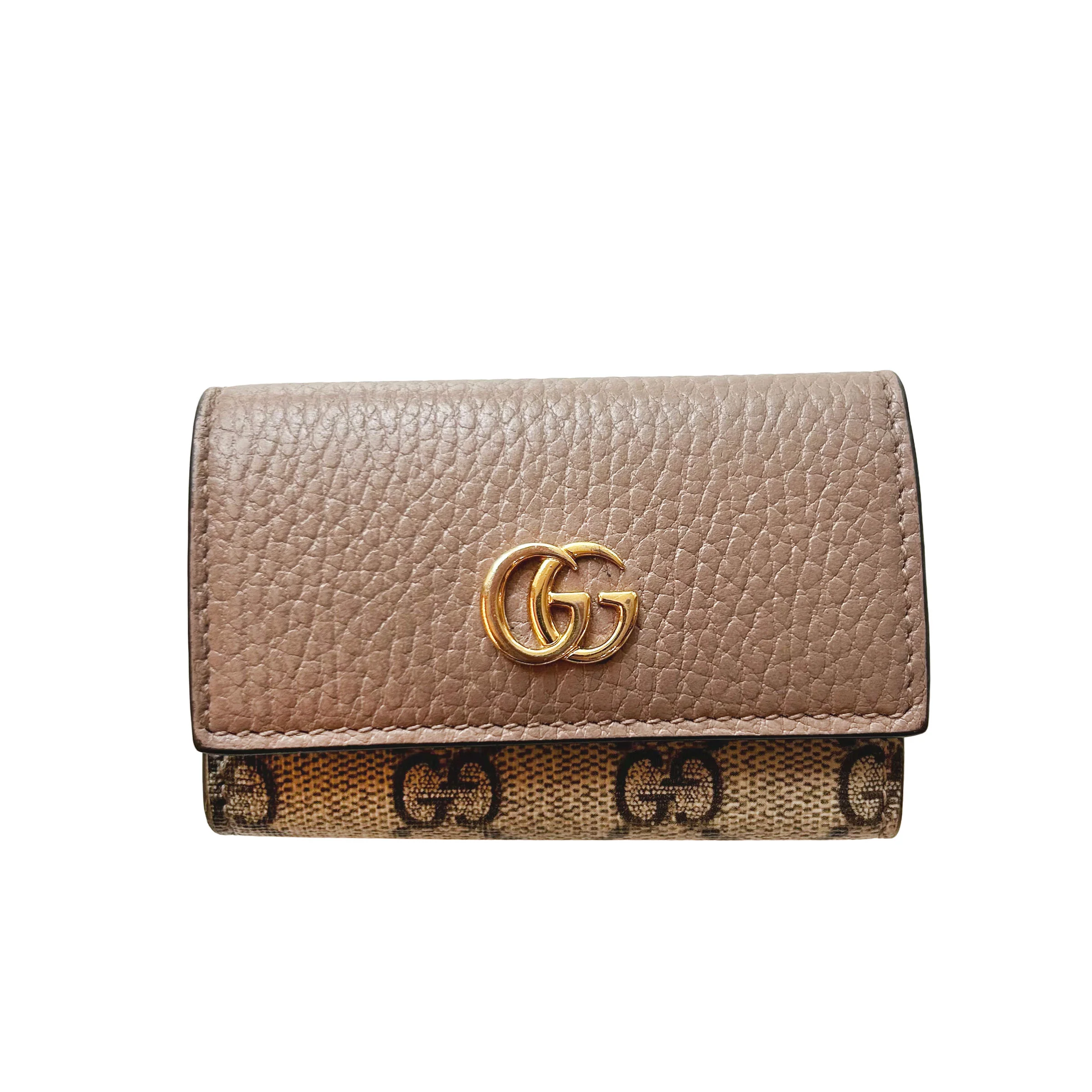 Pre-Loved Gucci GG Supreme Key Holder