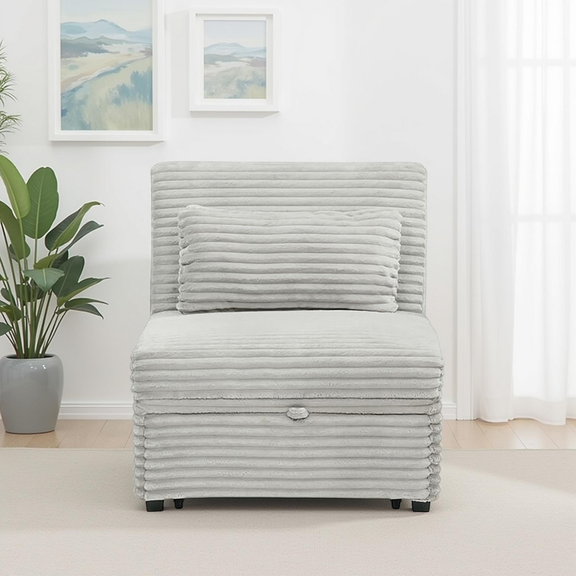 Corduroy Dozer Sleeper - Grey
