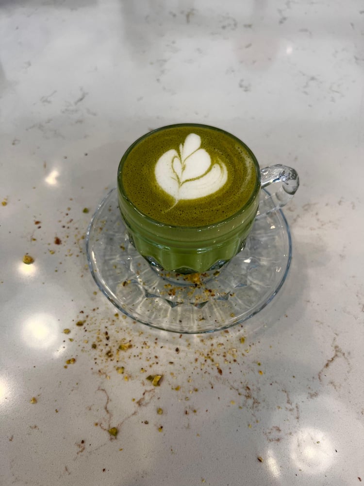 Pistachio Matcha Latte