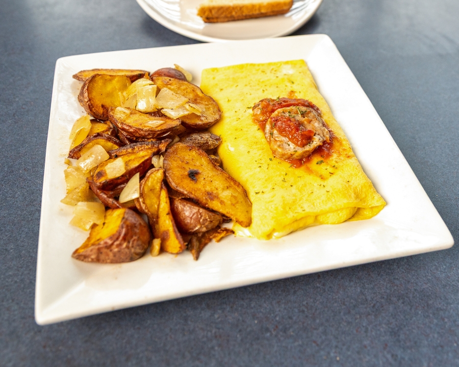 Sausage & Peppers Omelette