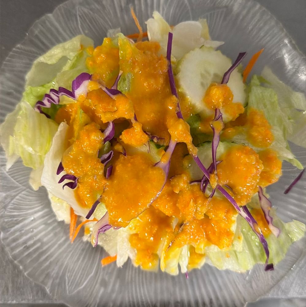 House Salad with Ginger Dressing
