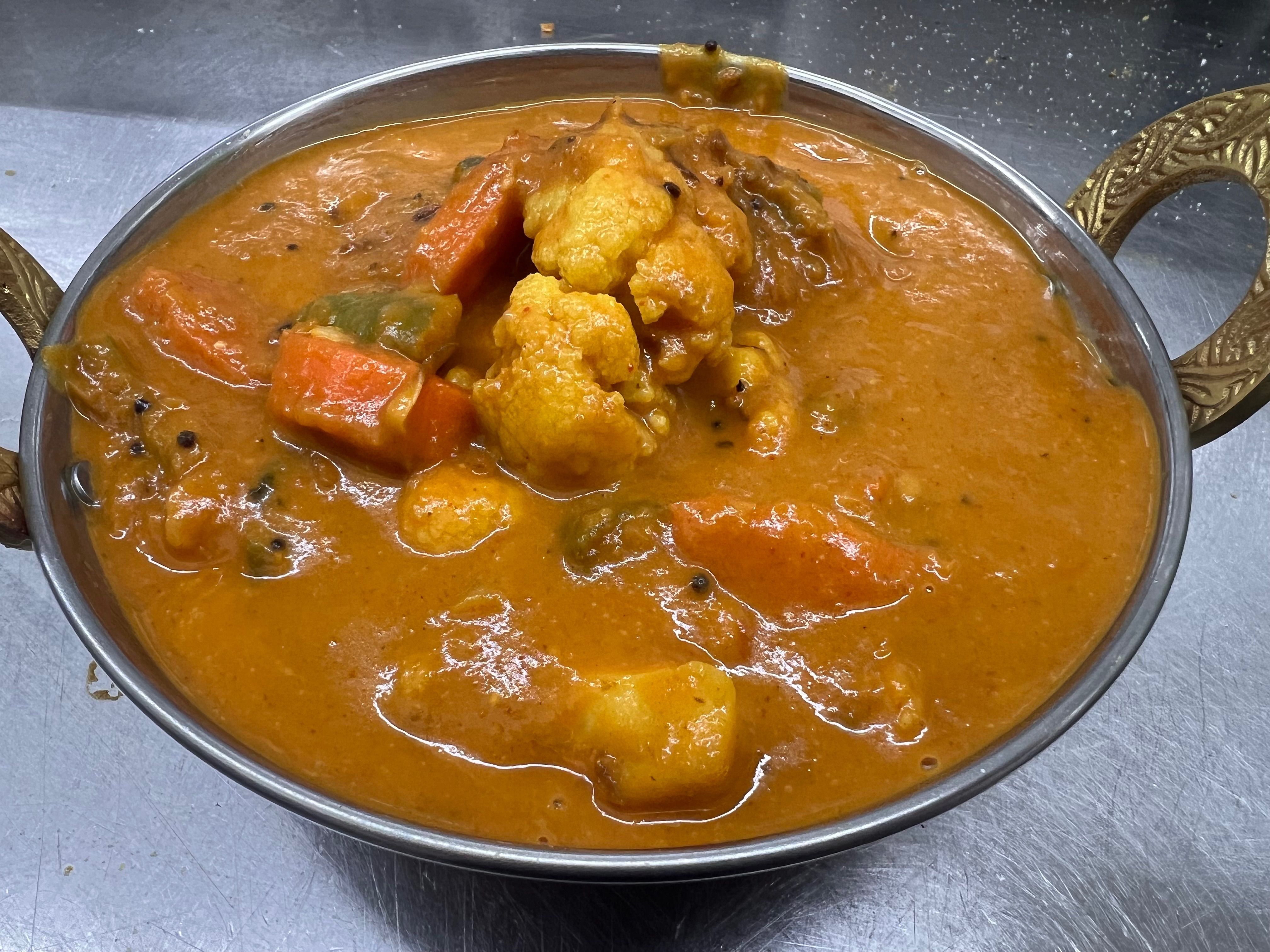 Vegetable Coconut Curry (GF)(DF)(NF)(V)