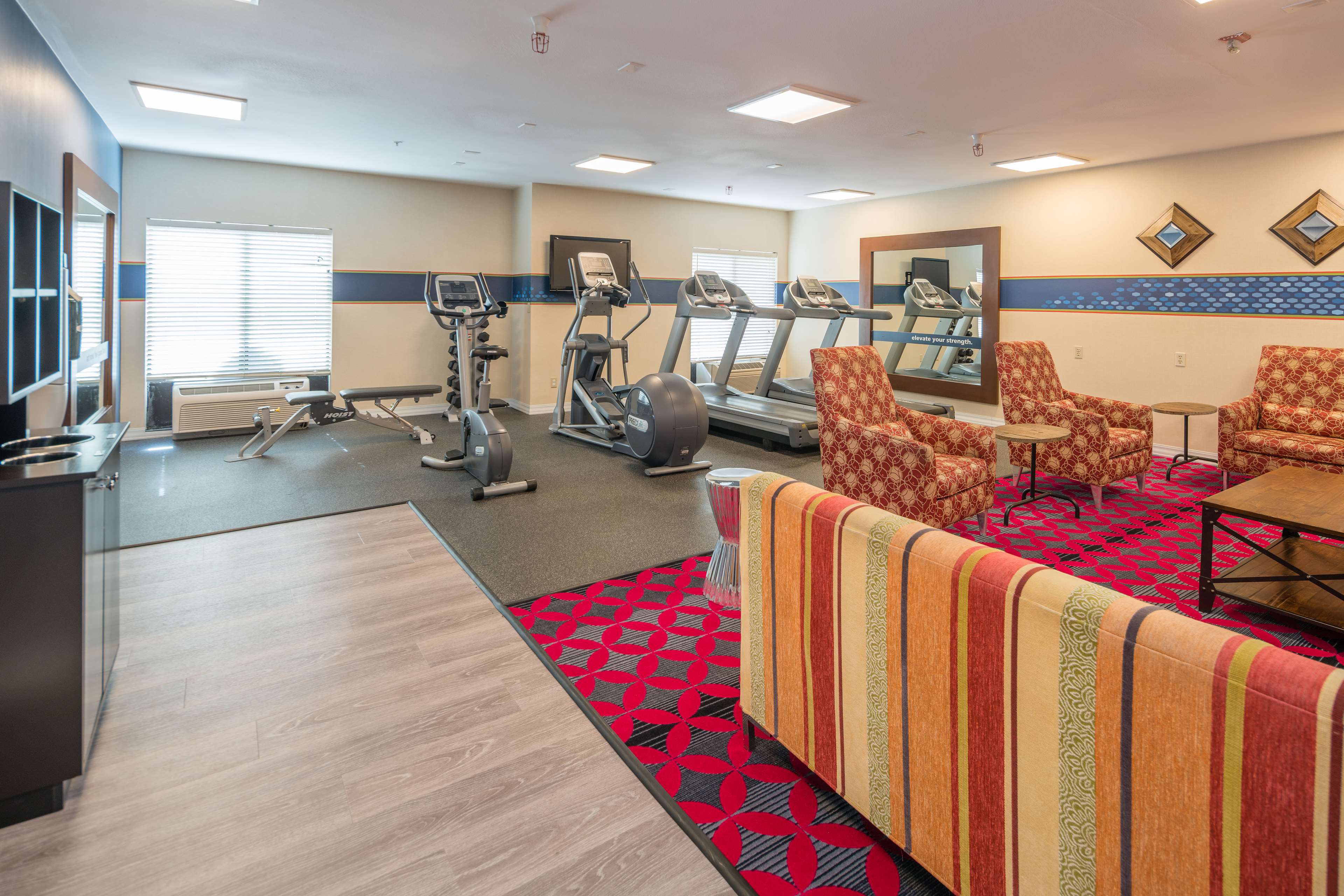 Health club  fitness center  gym