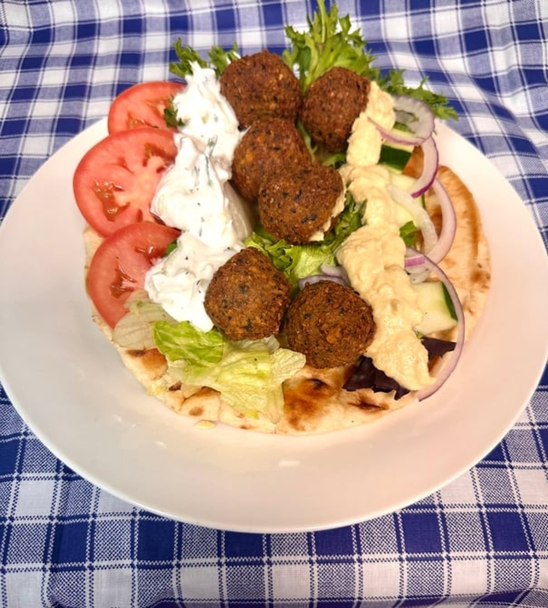 Loaded Falafel Pita