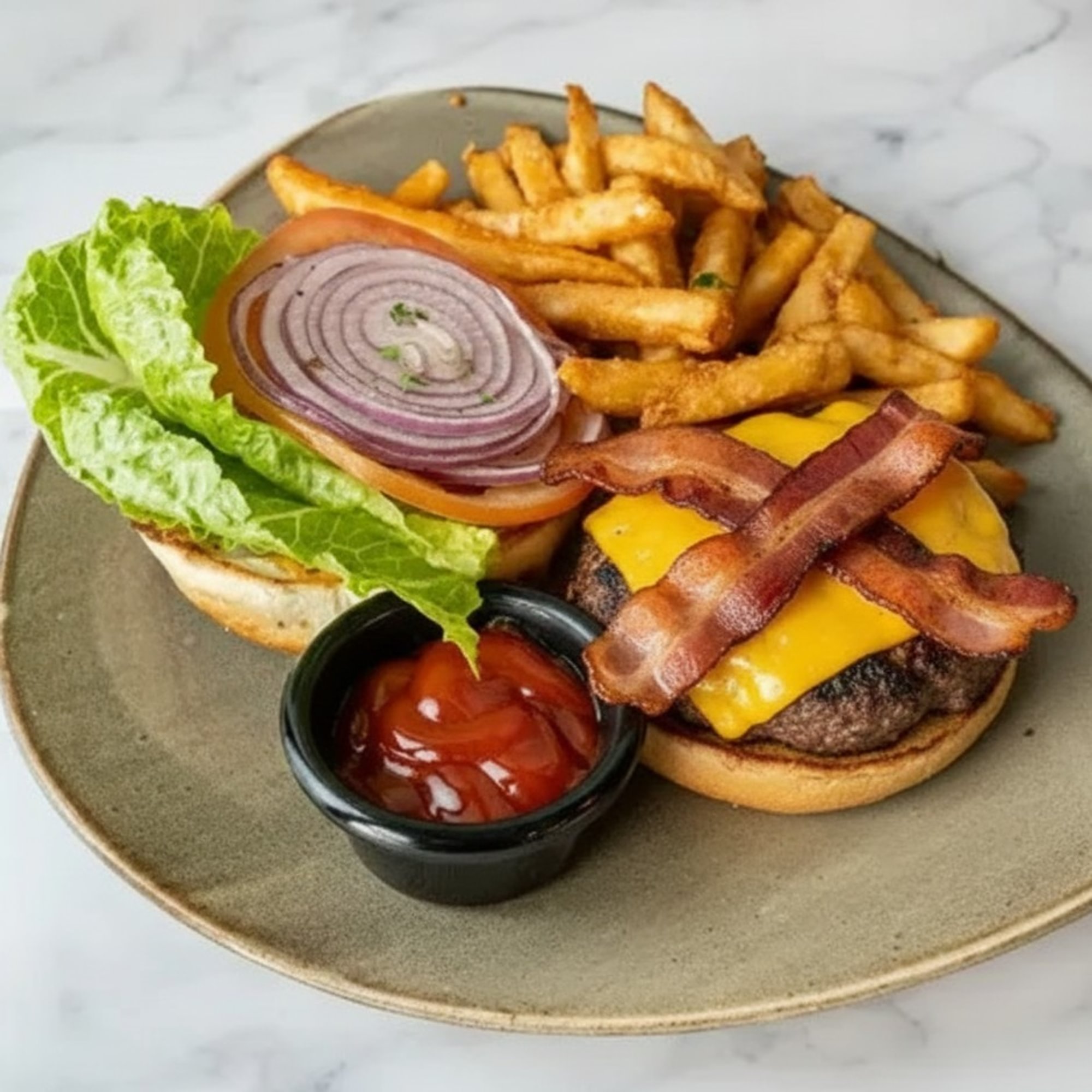 La Tazita Bacon Burger (6 Oz)