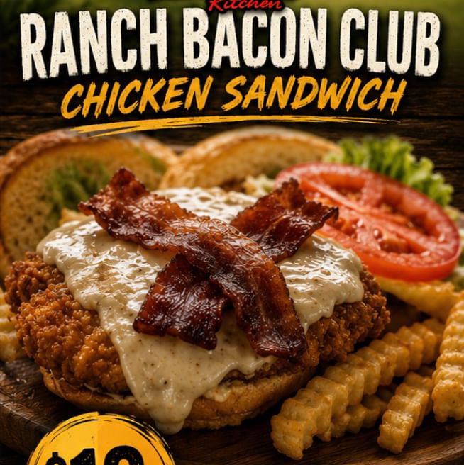 Chicken Bacon Ranch Sandwich