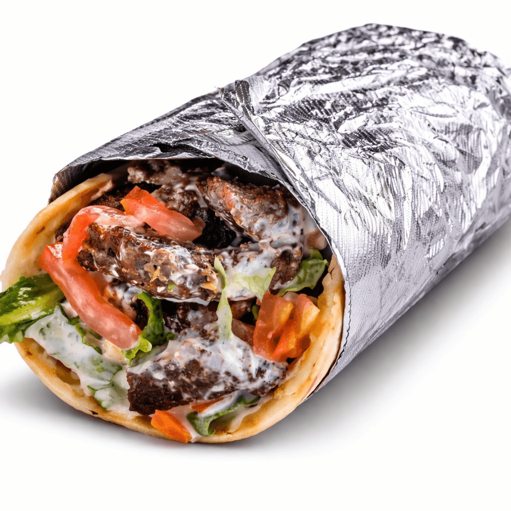 Beef and Lamb Gyro Pita Wrap