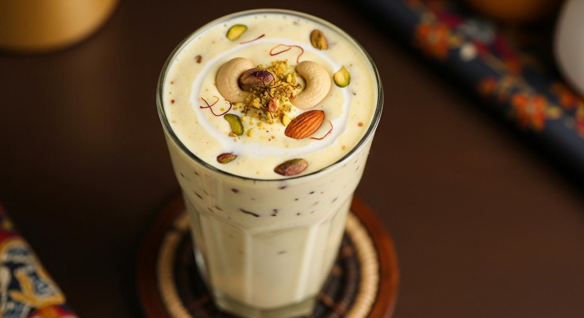 Dry fruit lassi