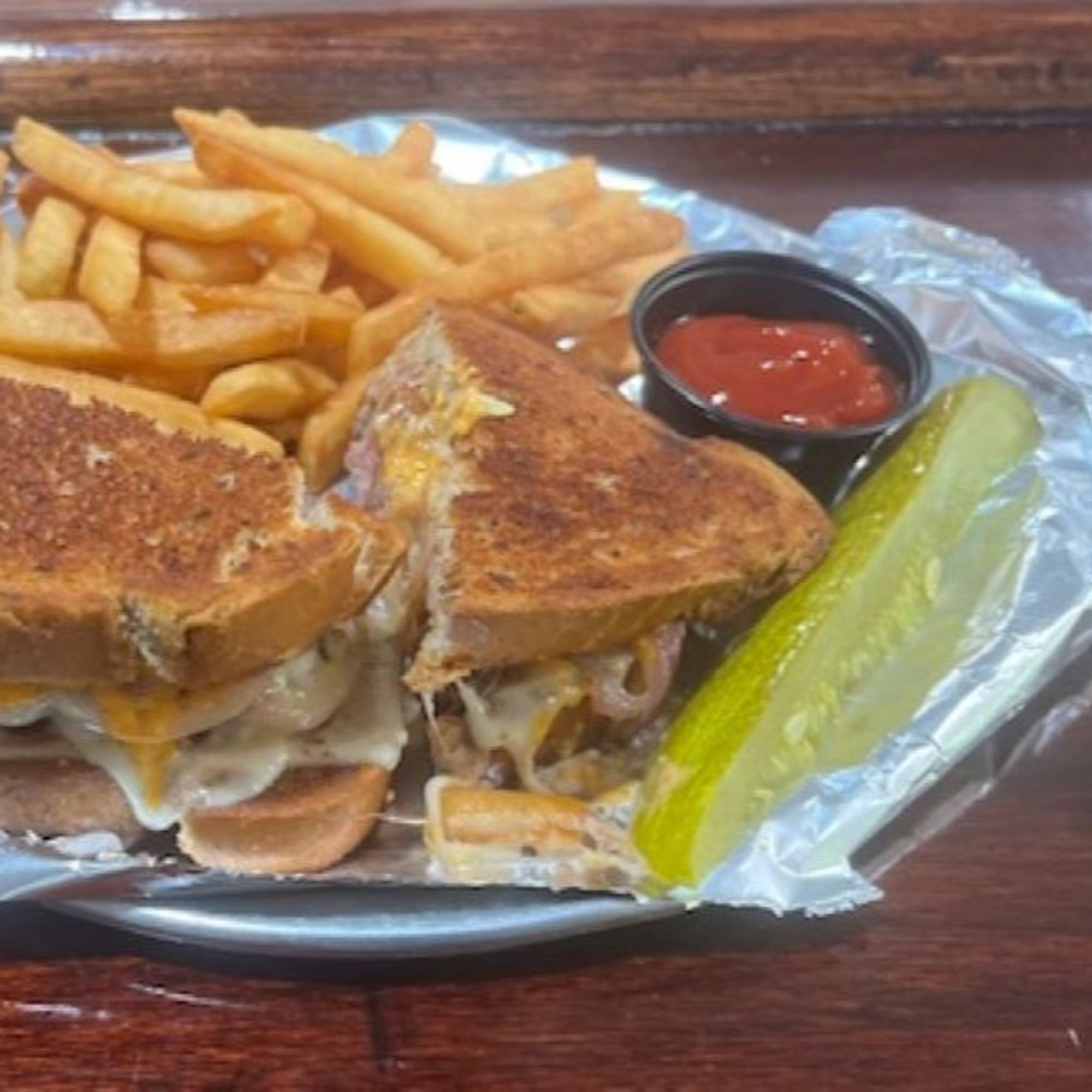 Swiss Patty Melt Sandwich