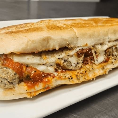 Meatball Sub with Fries
