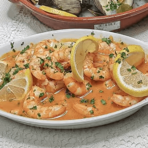 Shrimp in Garlic Sauce