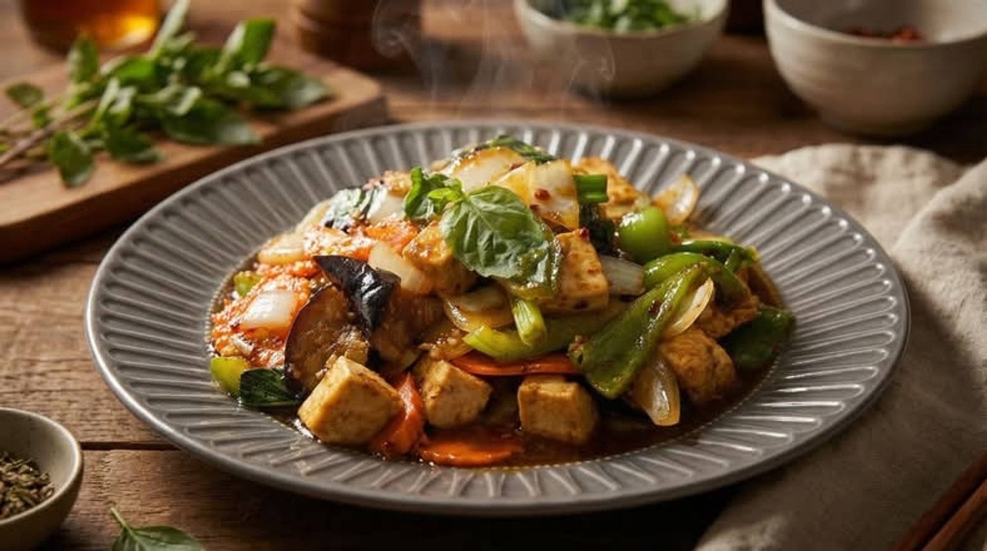 Ground Chicken Pad Ka-Pao
