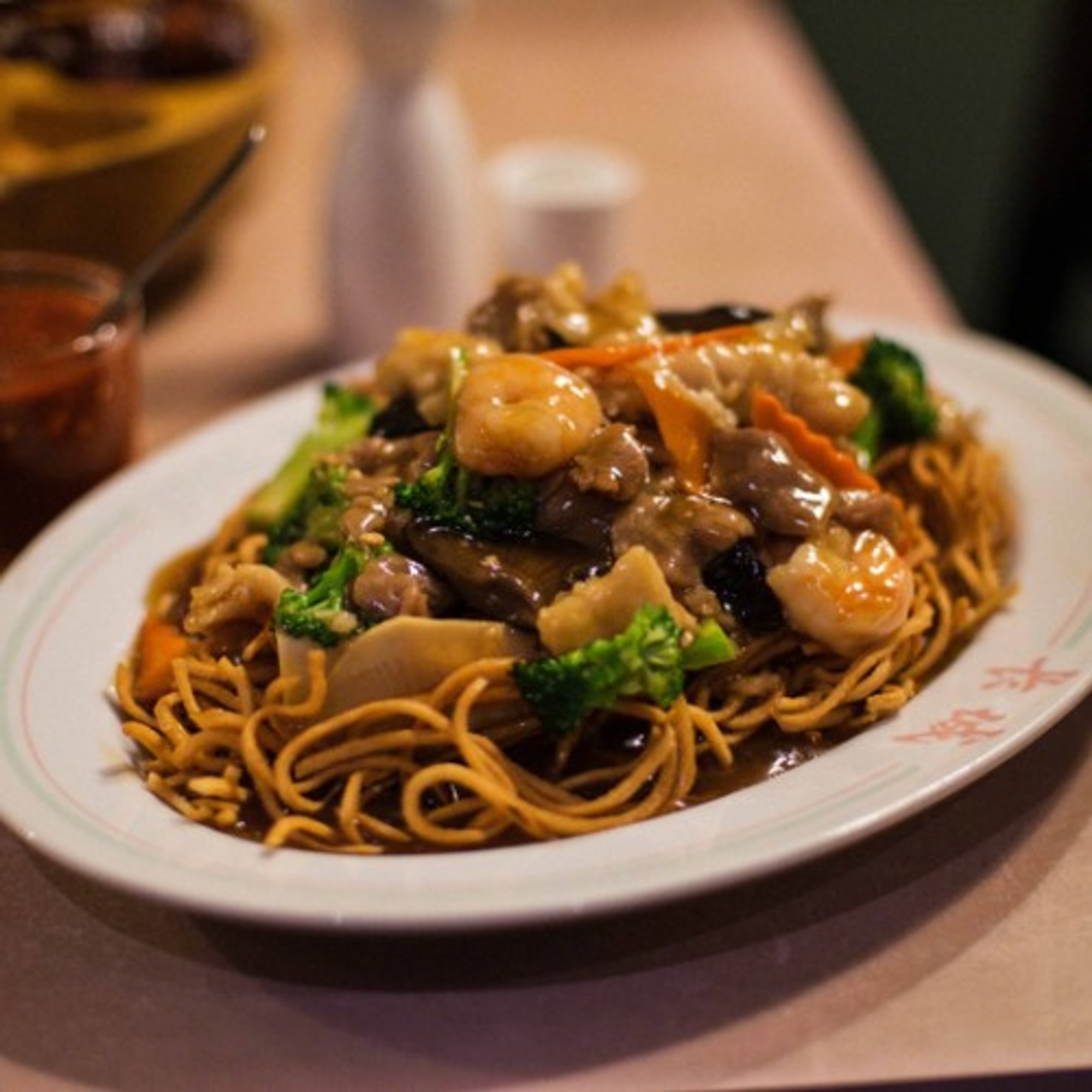 House Pan Fried Noodle Combination