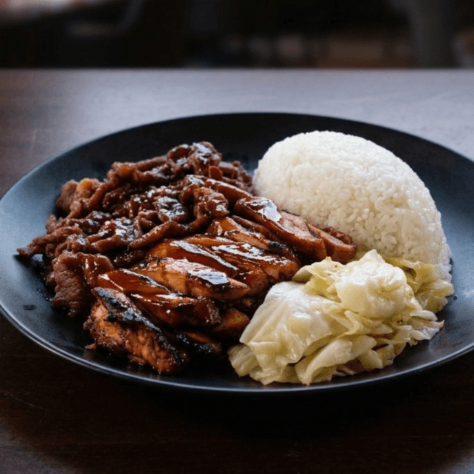 Teriyaki Chicken with Beef
