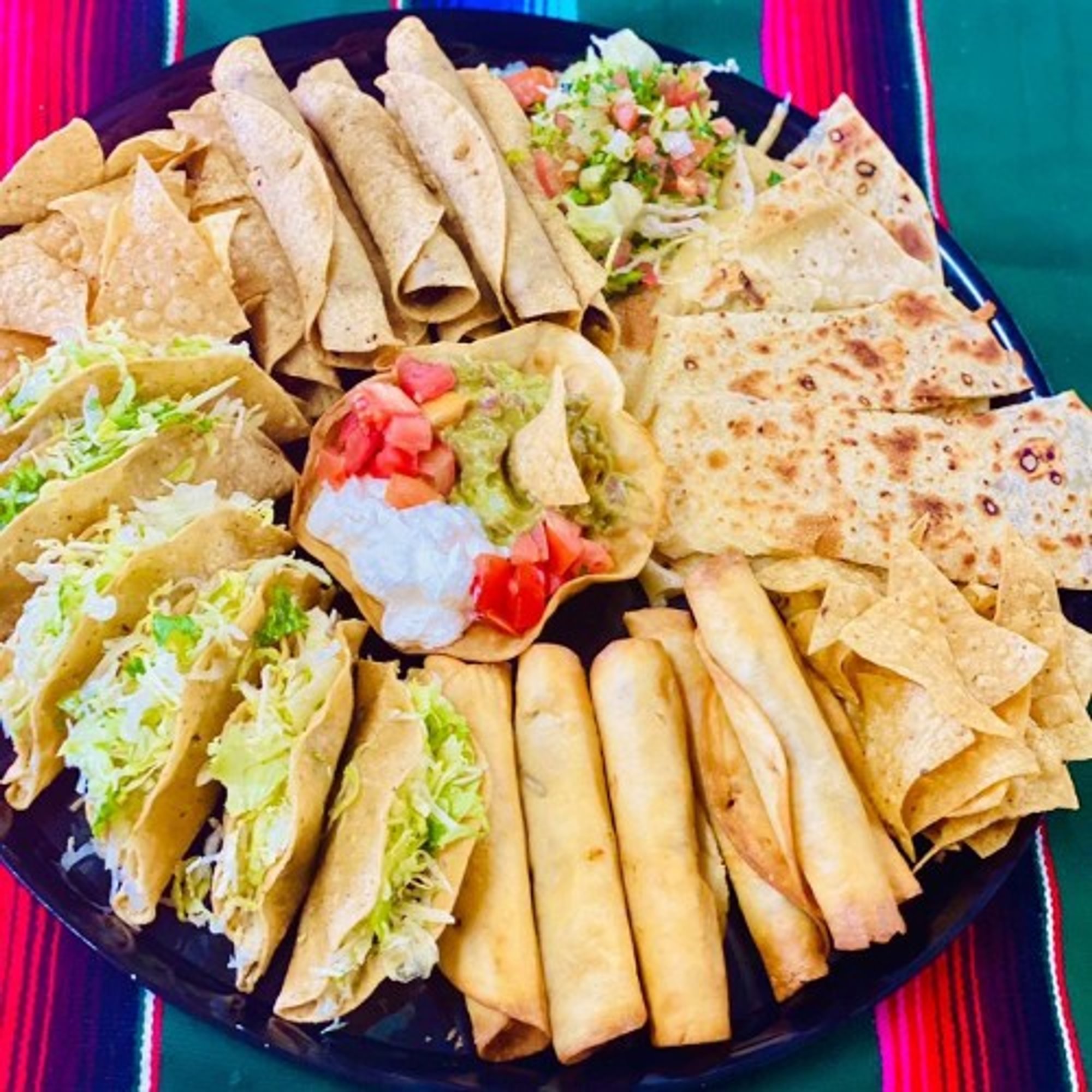 El Charro Taco Sampler