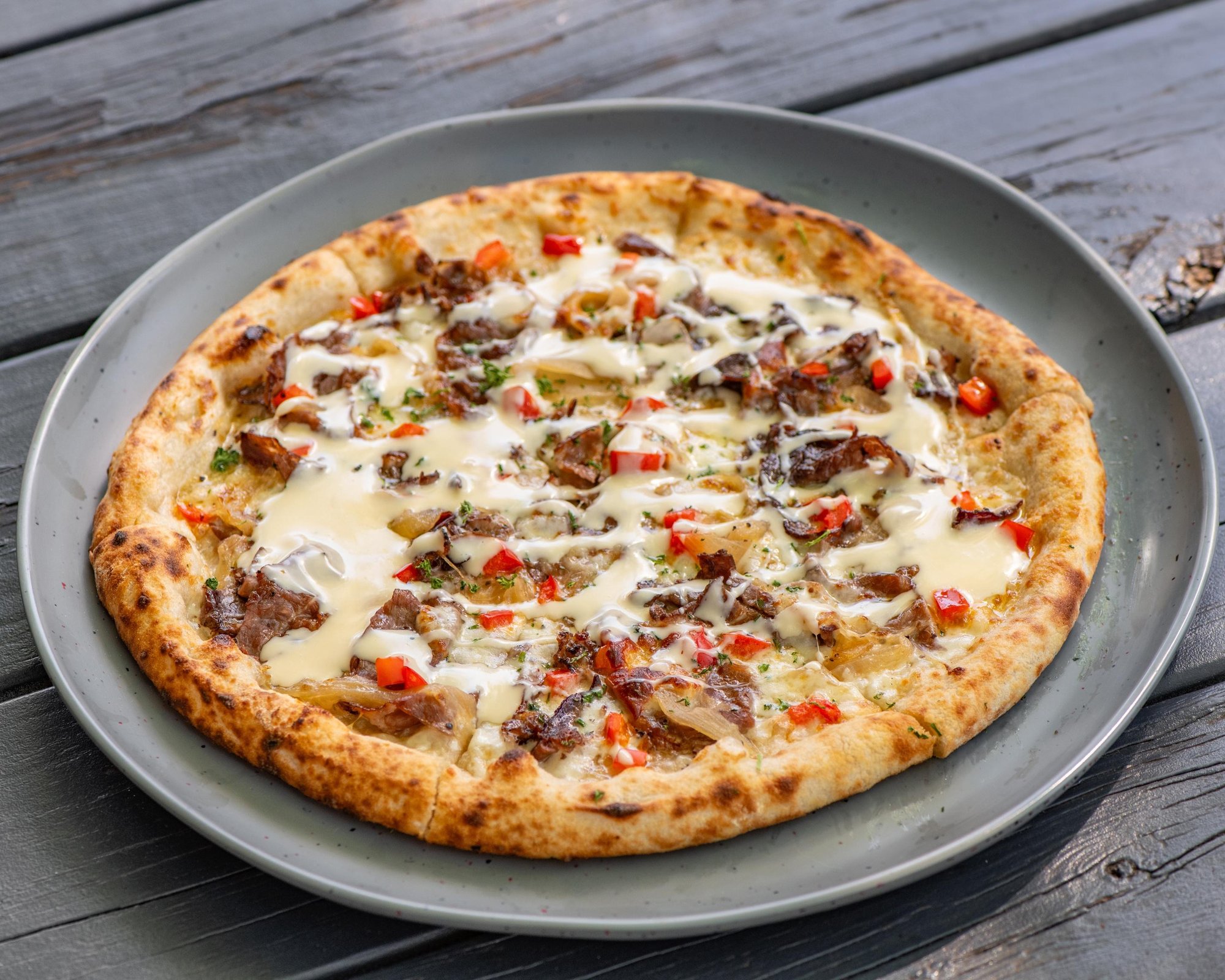 Philly Cheese Steak Pizza