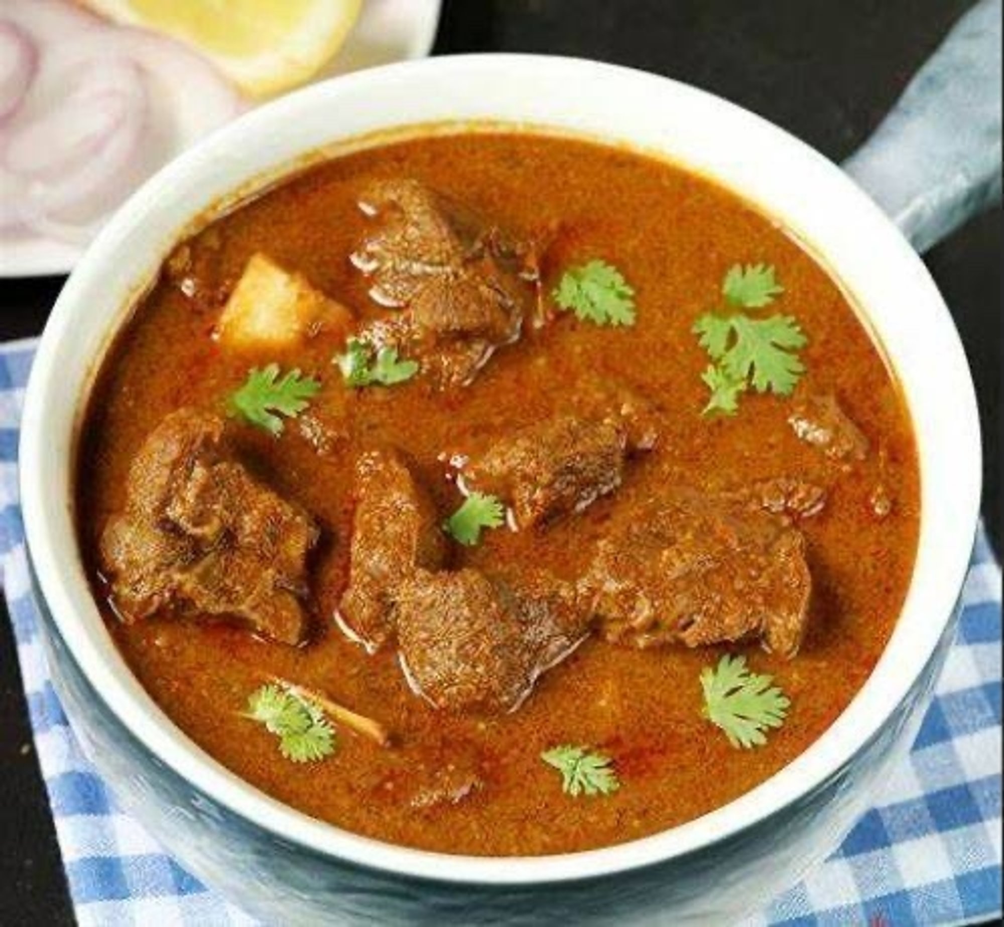Aavakai Goat Curry