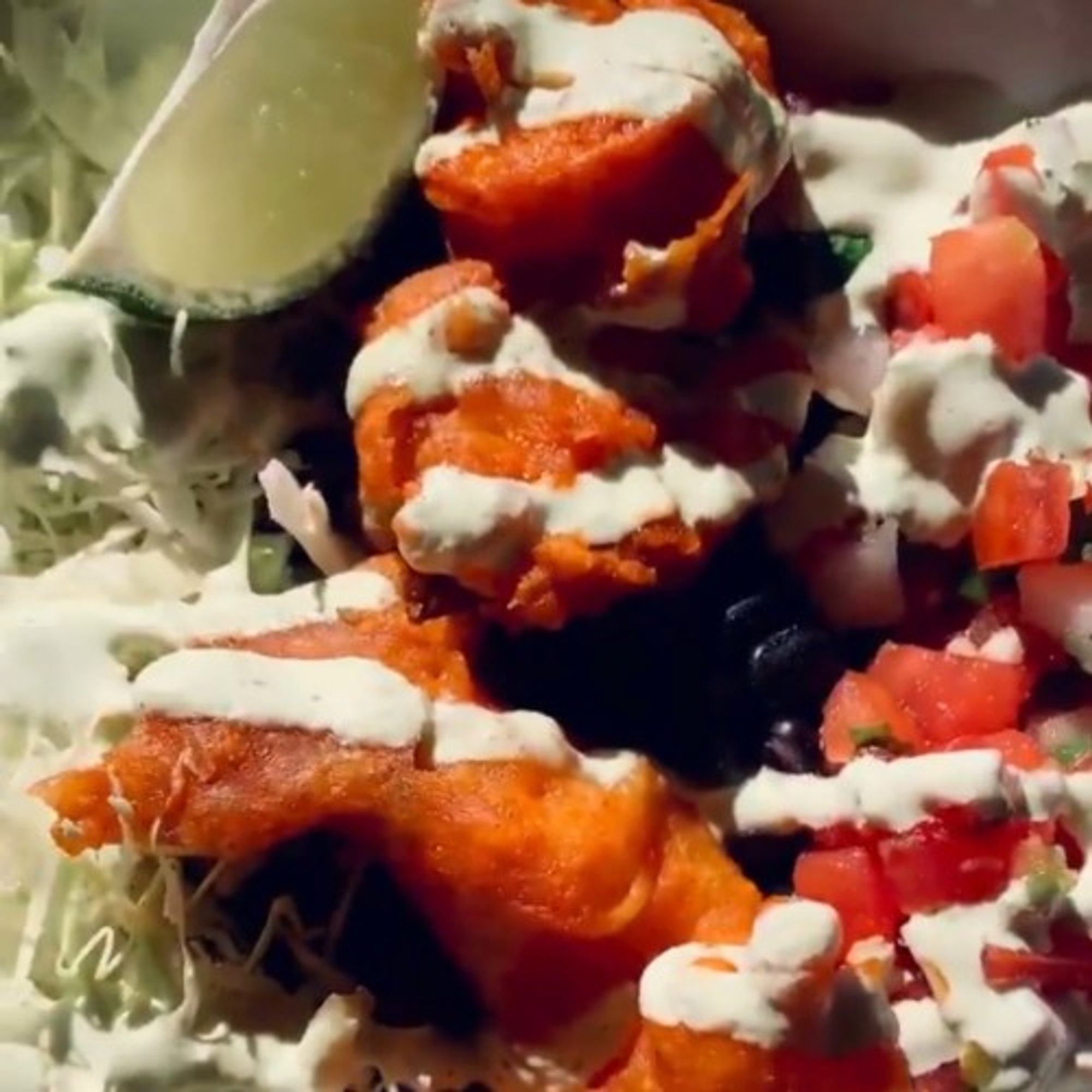 Buffalo Shrimp Bowl