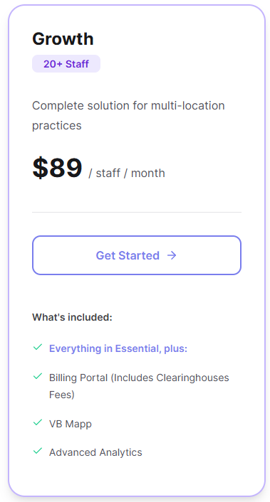 Growth (20+ Staff)