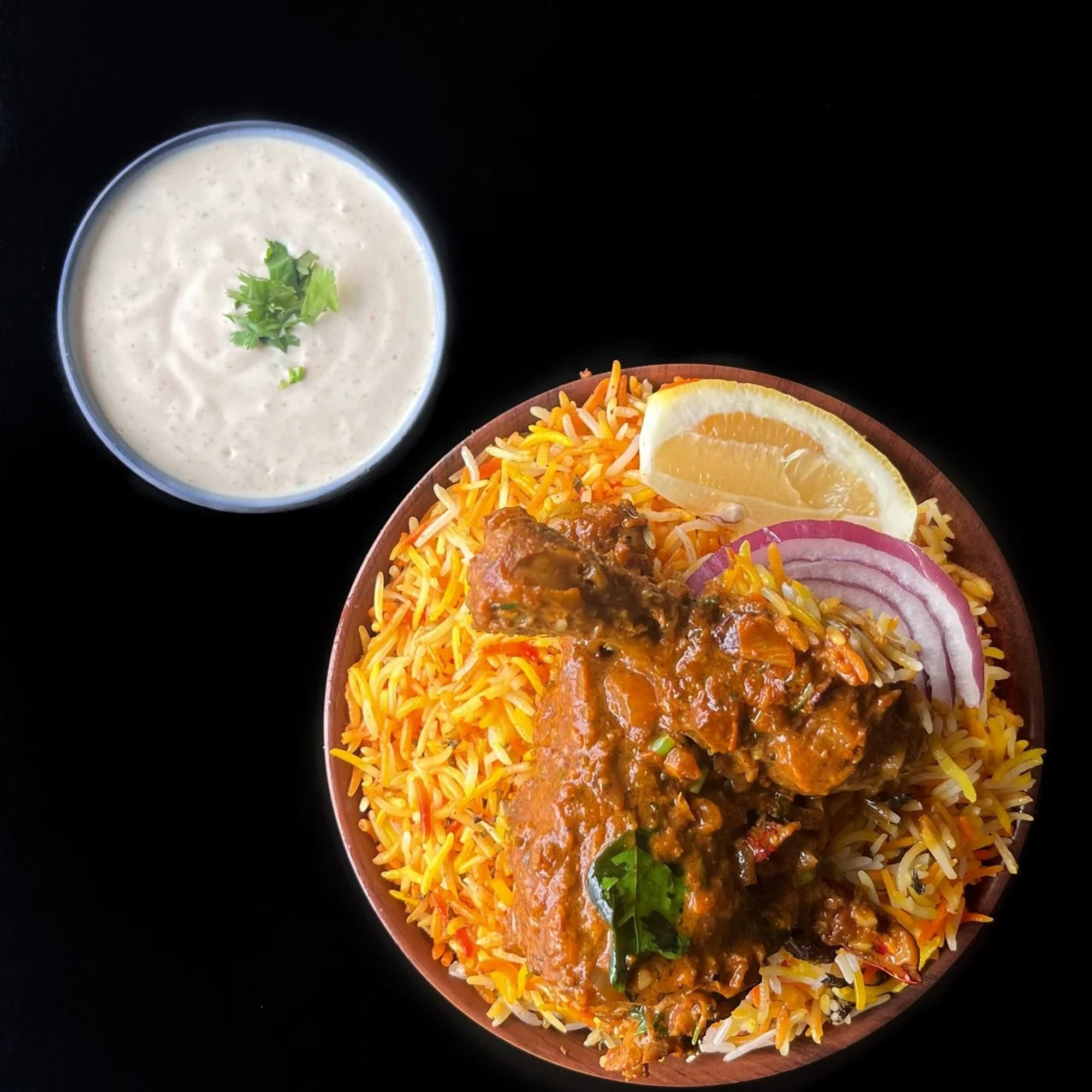 Vijayawada chicken biryani, 24oz.