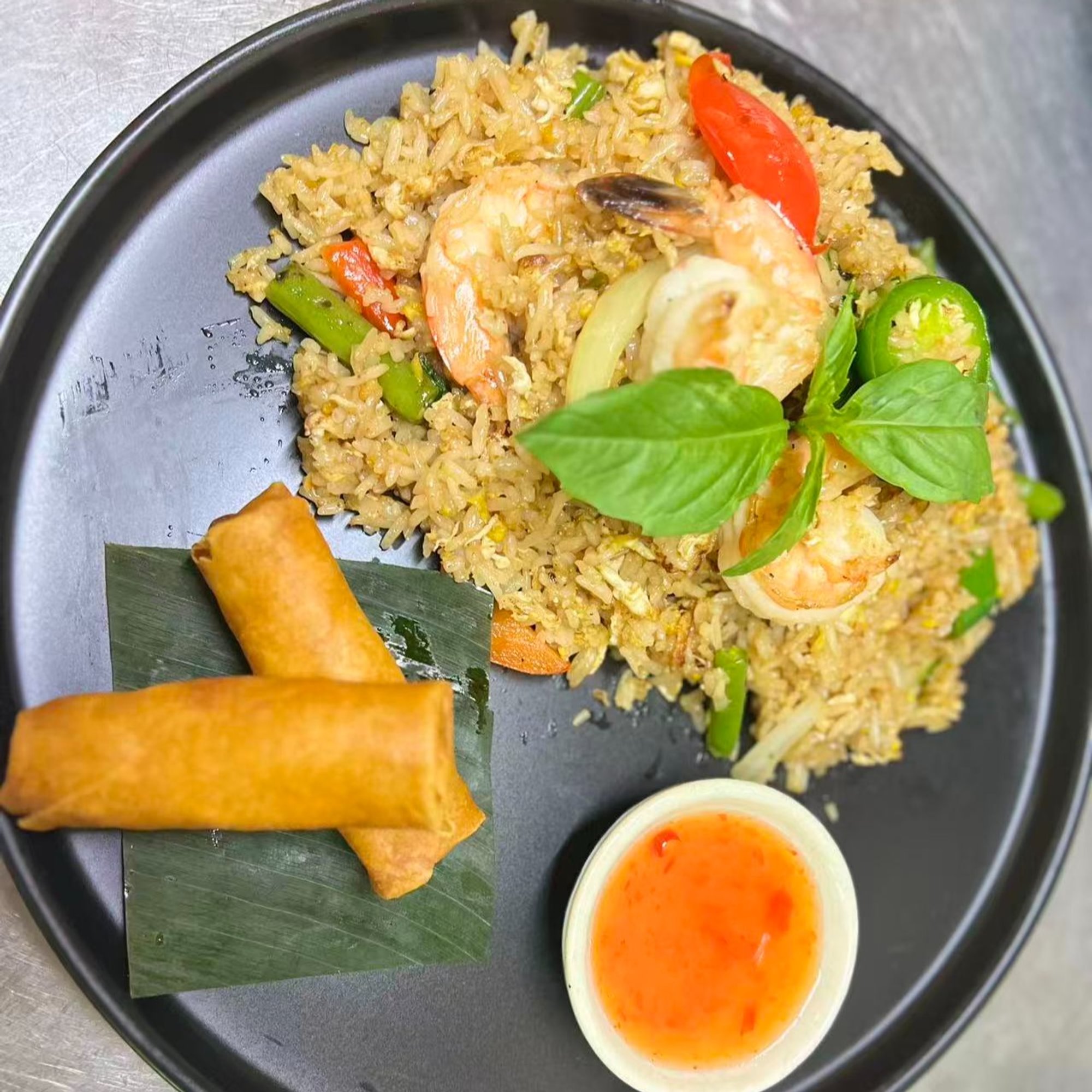 L Basil Fried Rice