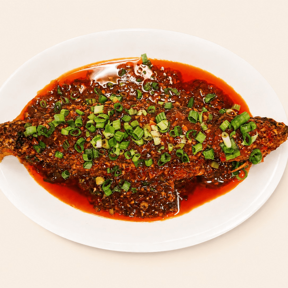 Braised Whole Fish with Spicy Bean Sauce / 豆瓣鱼