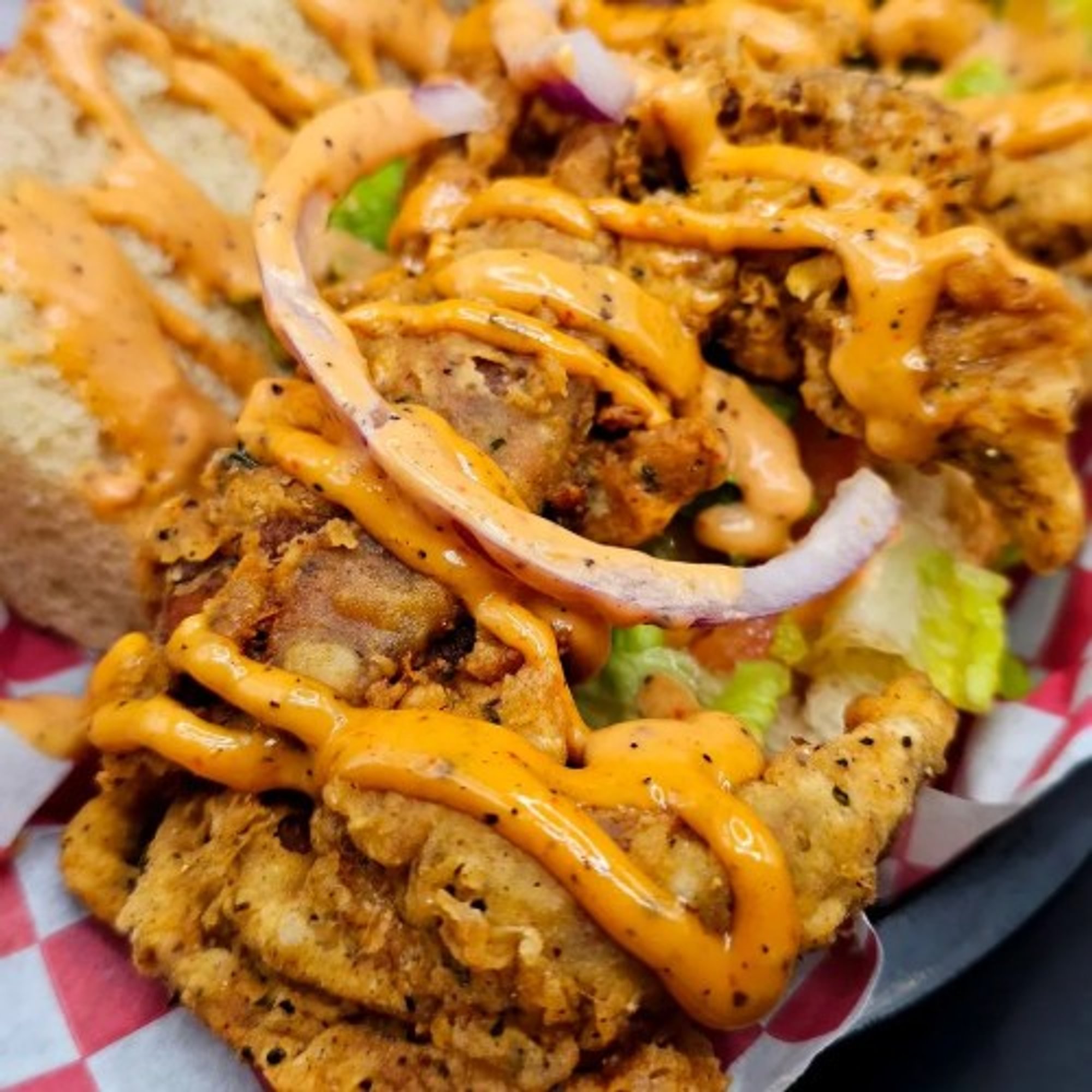 Fried Soft Shell Crab Po'boy
