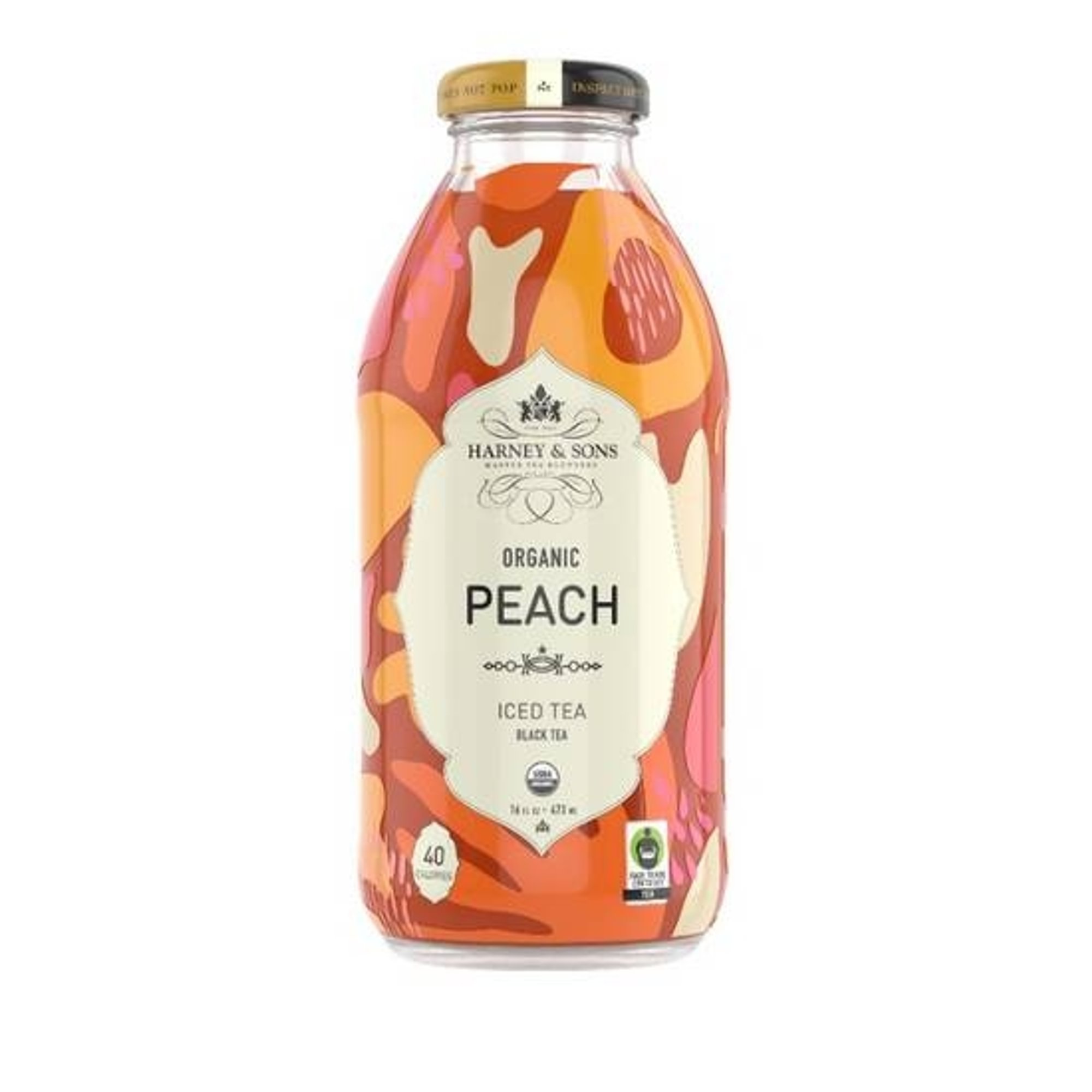 H&S Organic Peach Iced Tea 16oz (B)