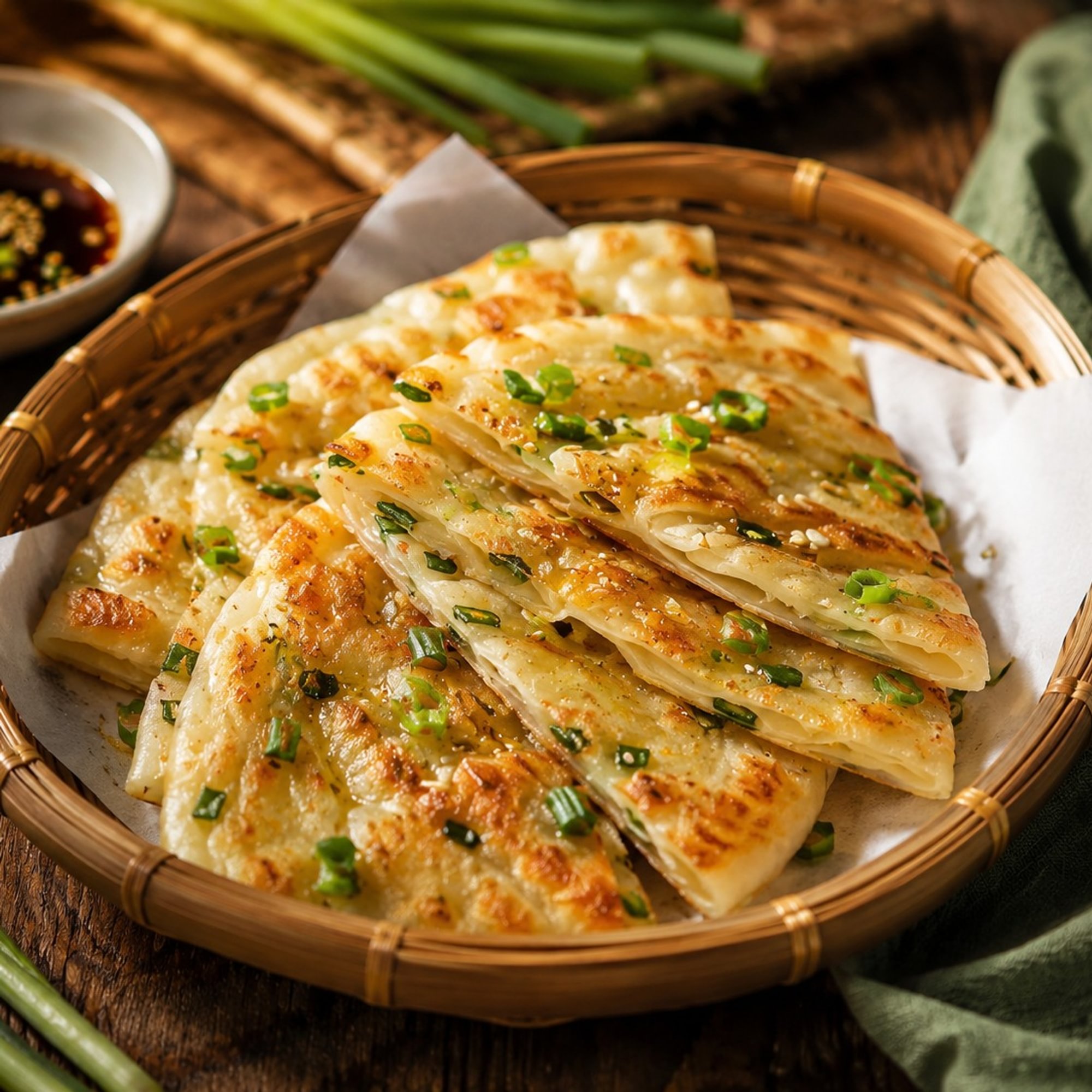 Scallion Pancakes / 葱油饼