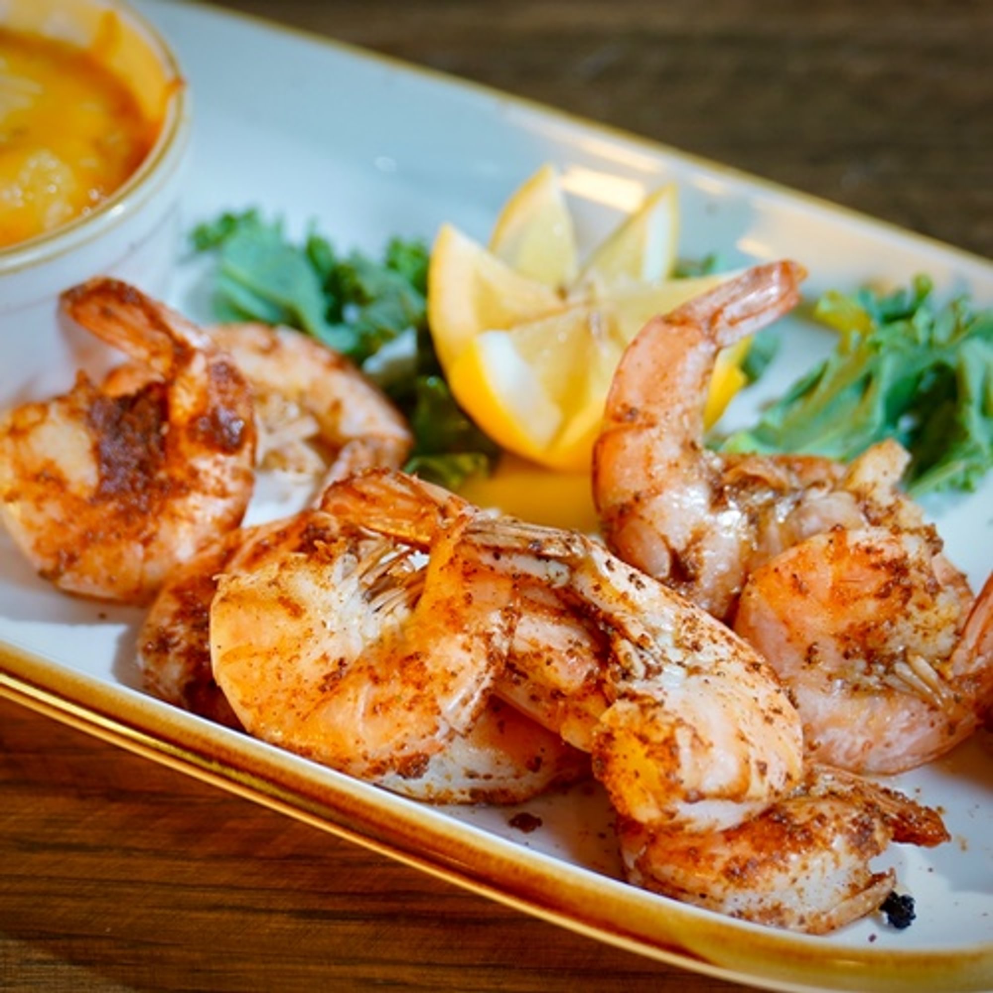 Steamed Shrimp Platter