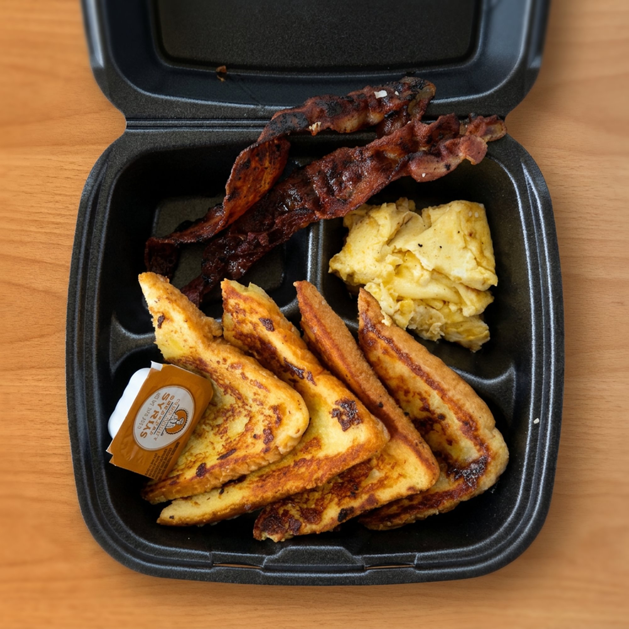 Homemade French Toast, Bacon & Eggs