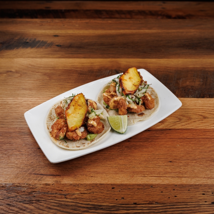 Crispy Rock Shrimp Tacos