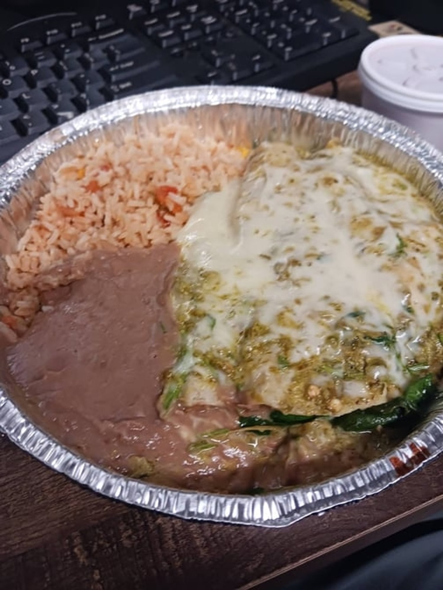 Chicken Spinach Enchilada