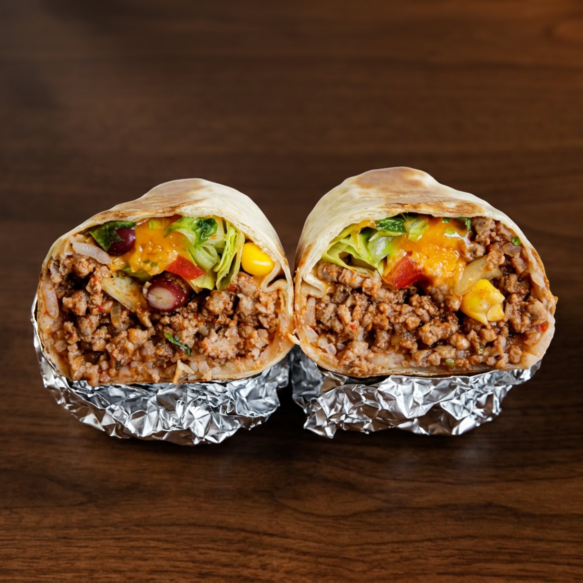 Ground Beef Burrito - Lunch Sp