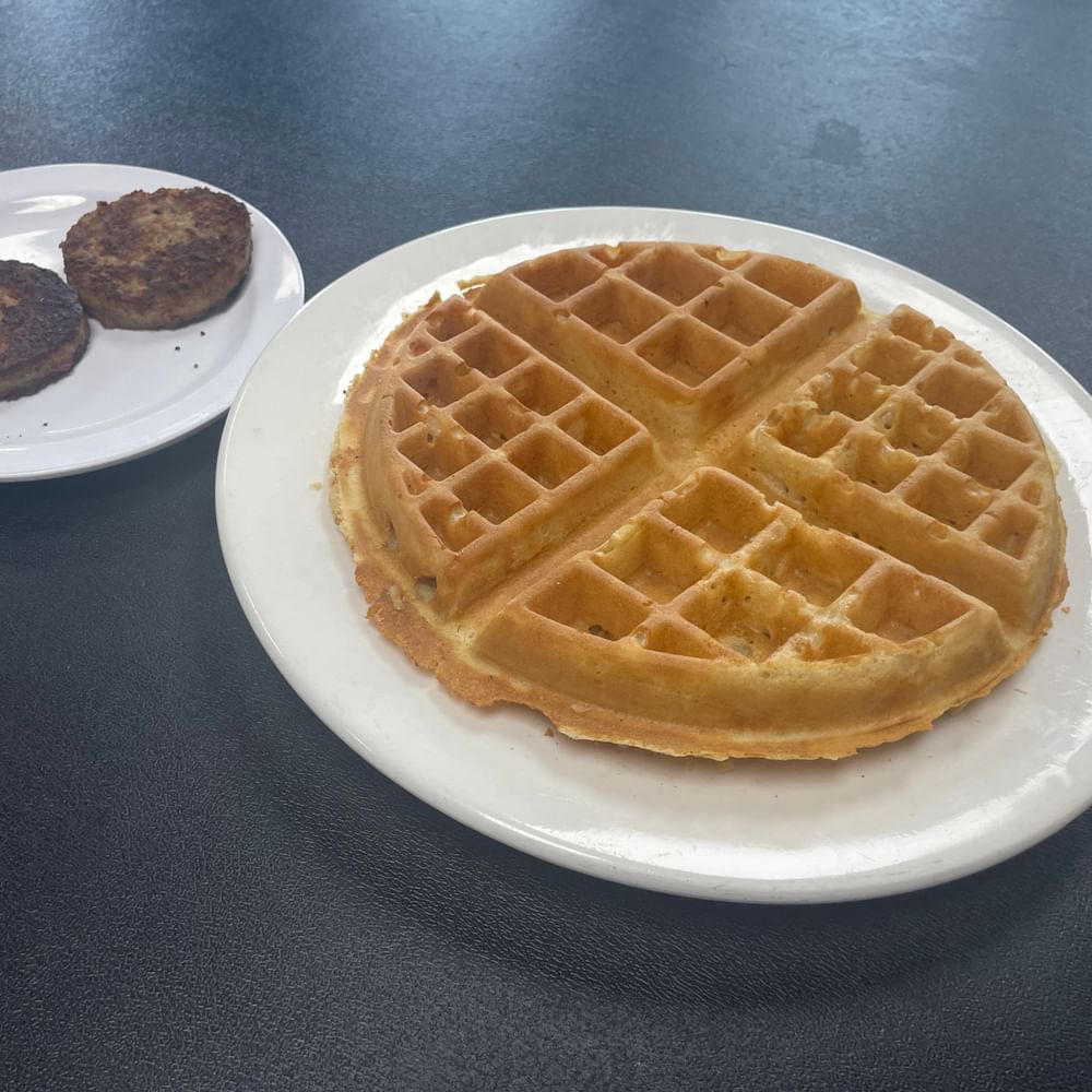 Belgian Waffle & Meat