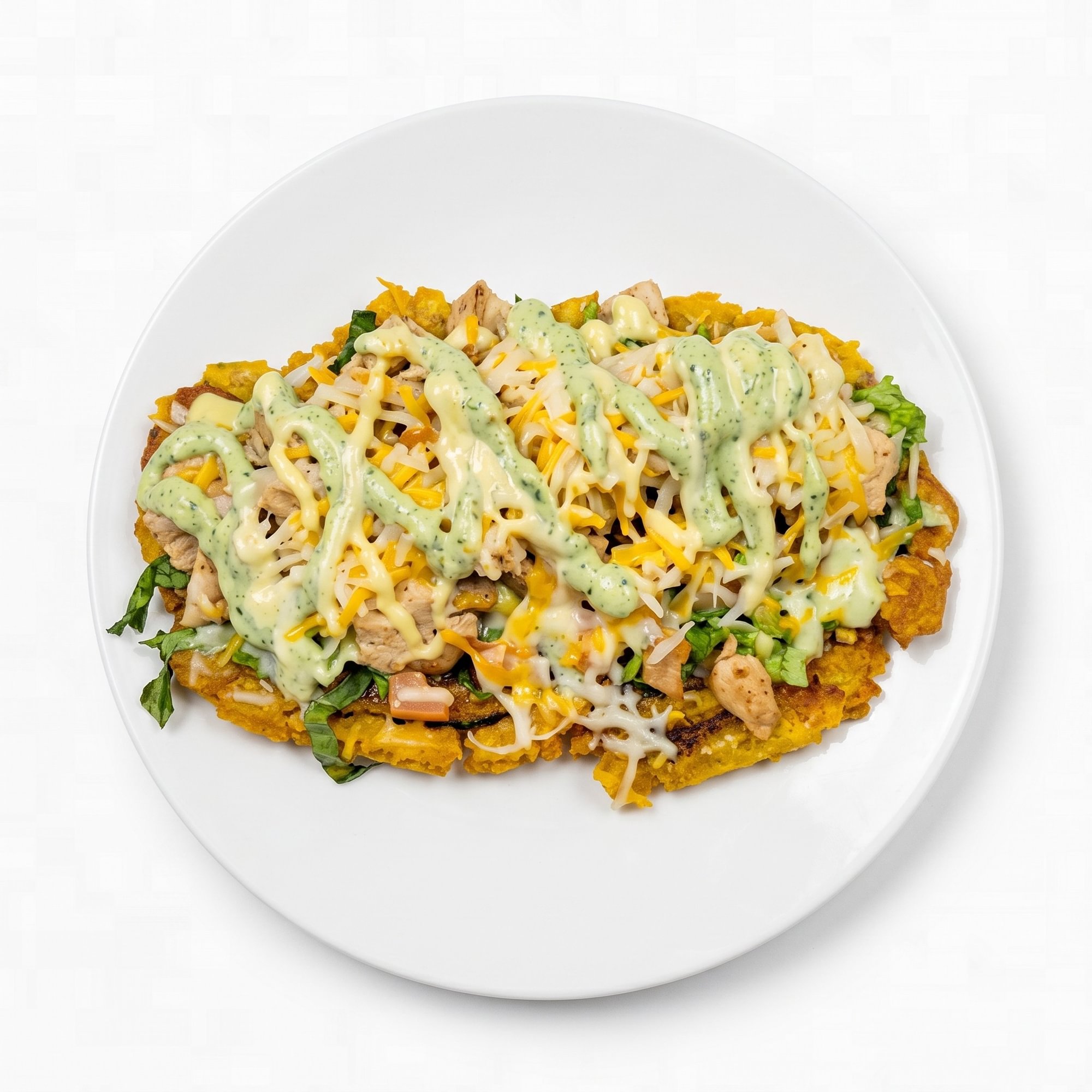 Patacon Relleno / Stuffed Fried Plantain