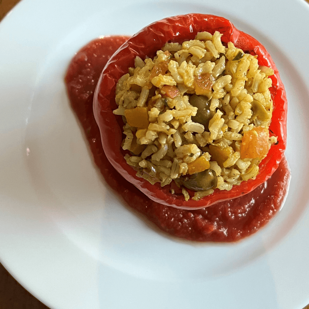 Stuffed Pepper (Rice & Veggies)