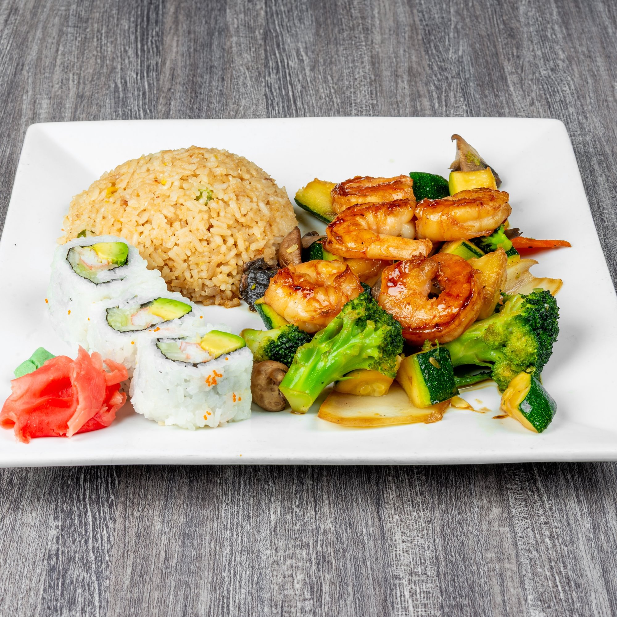 Hibachi Shrimp Lunch