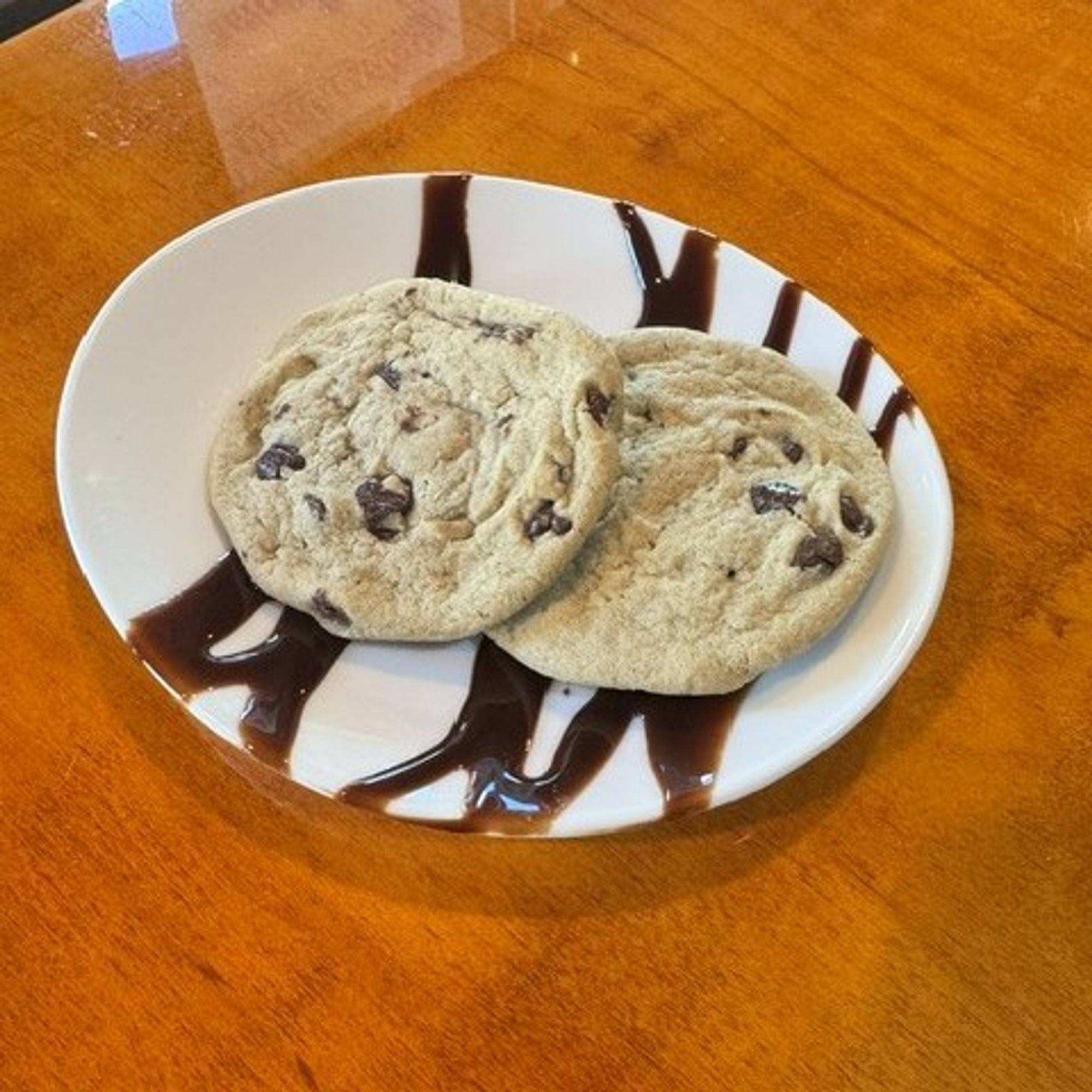 Two Chocolate Chip Cookies