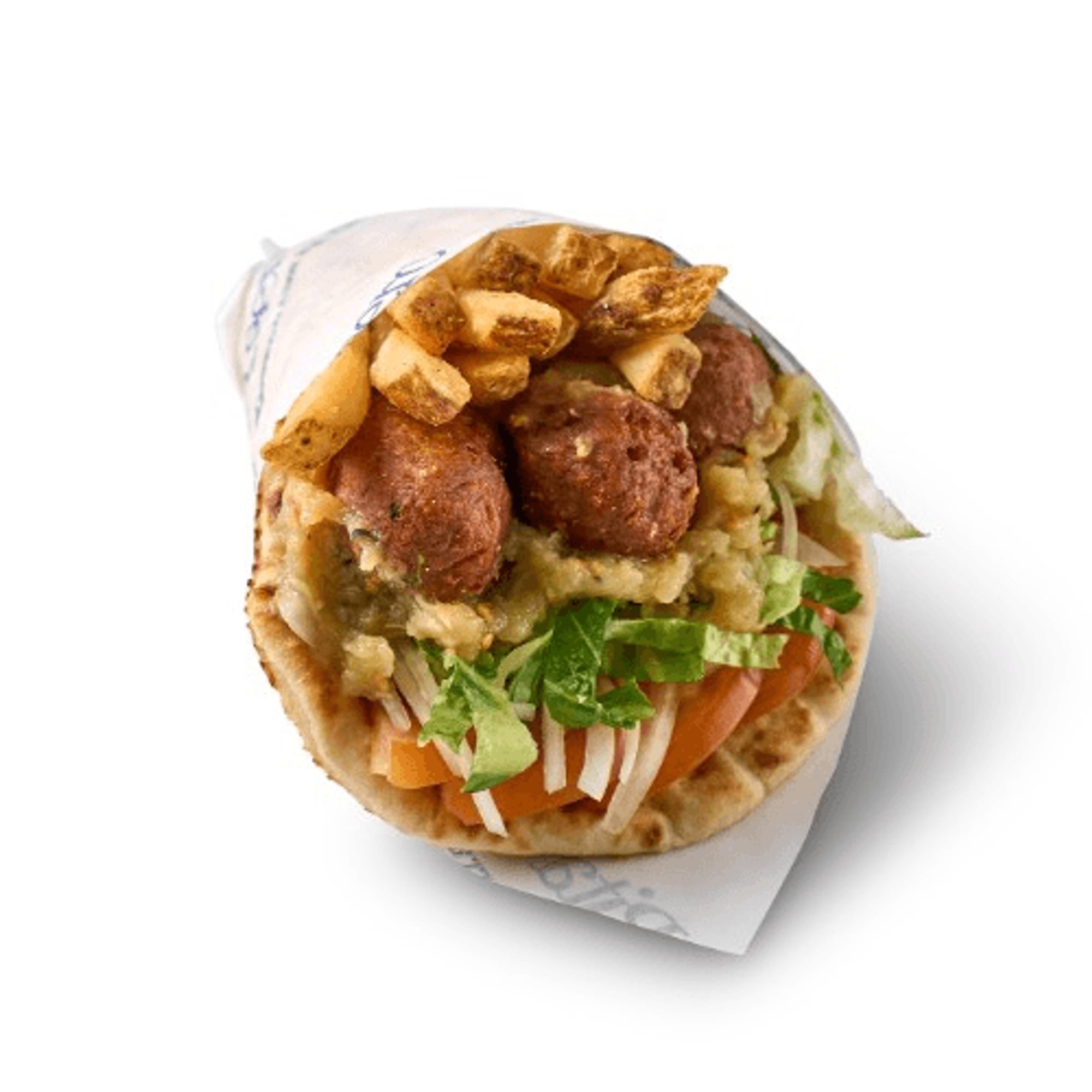 Plant Based Meatballs Pita