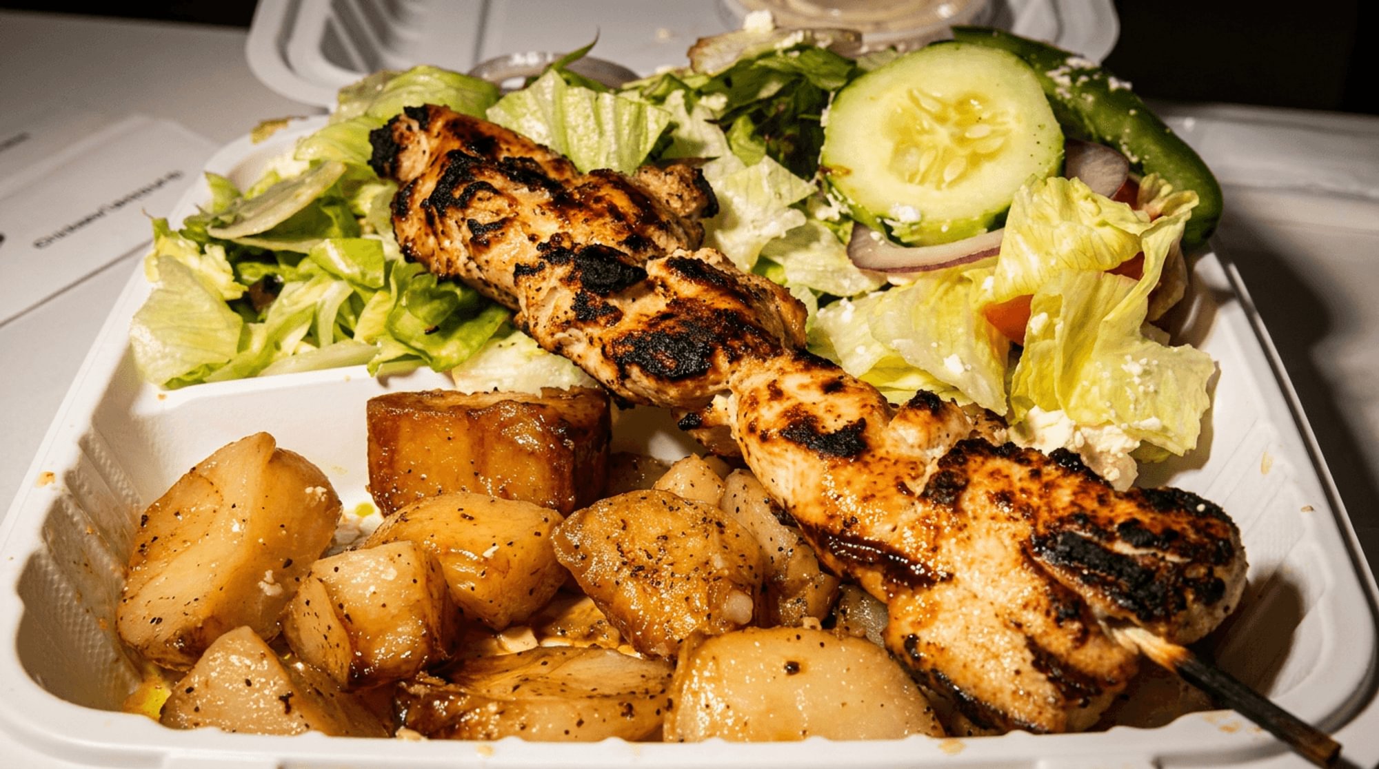Chicken Kabob Lunch