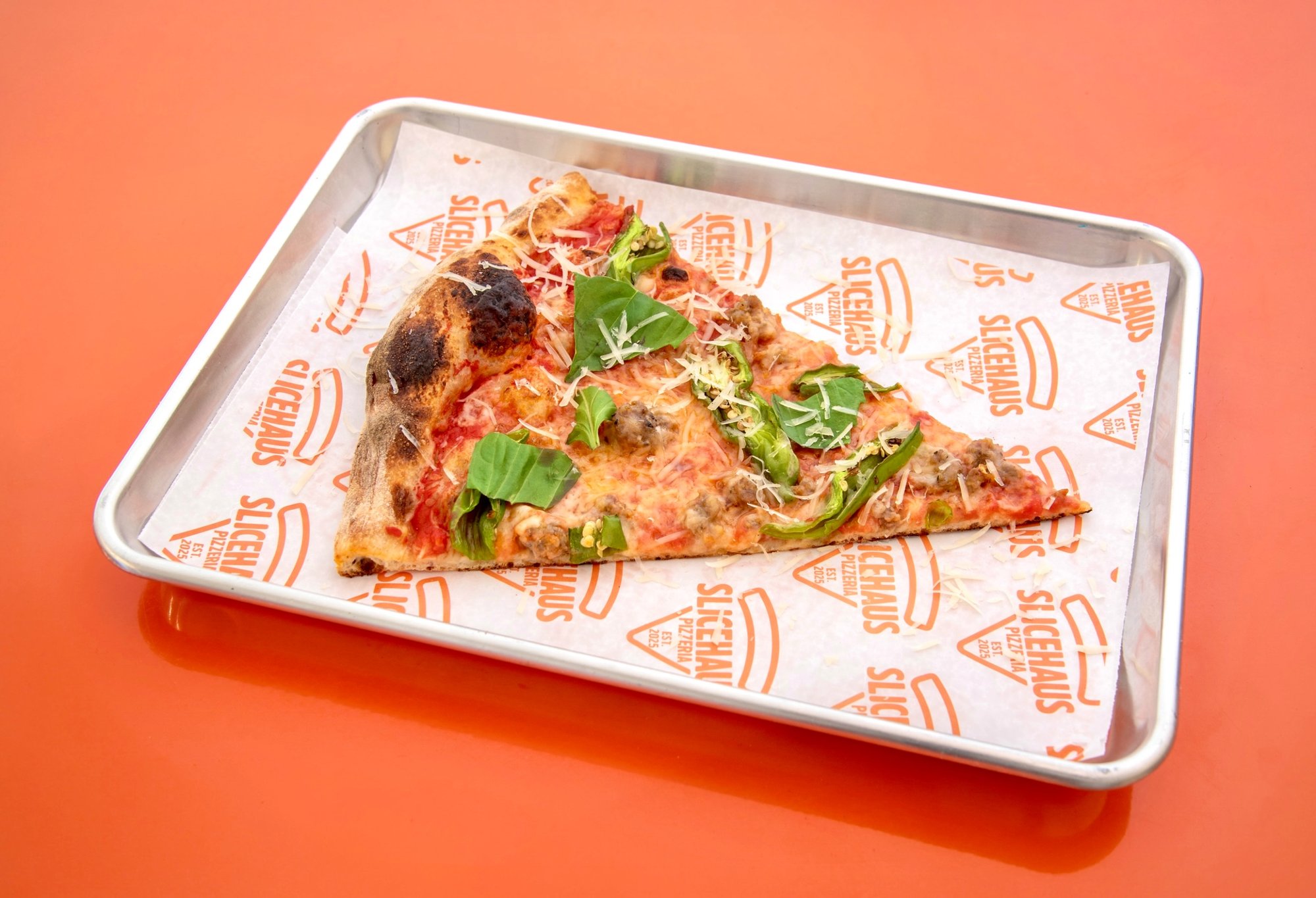 Sausage & shishito peppers Pie
