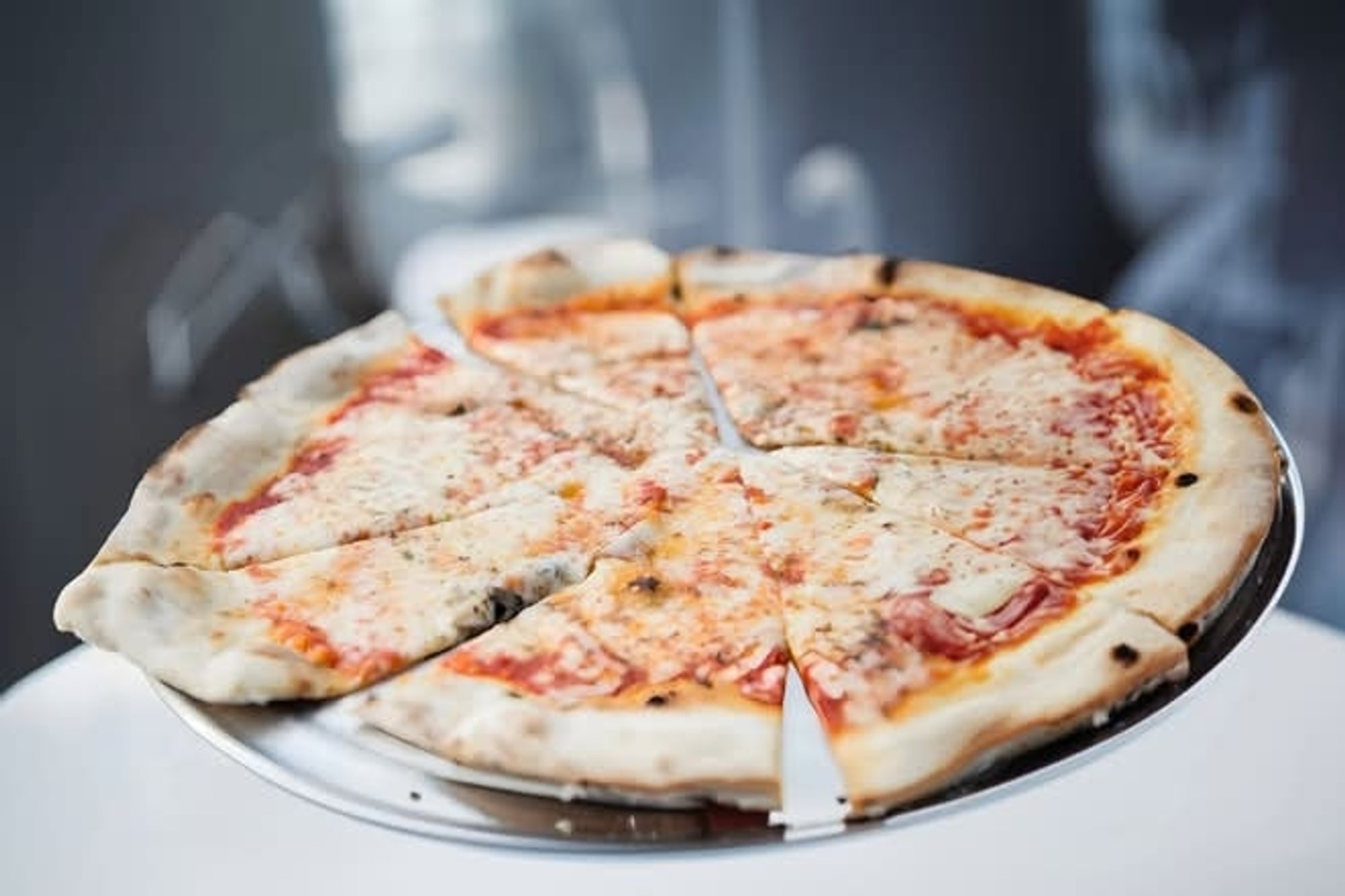 Three Cheese Pizza Slice