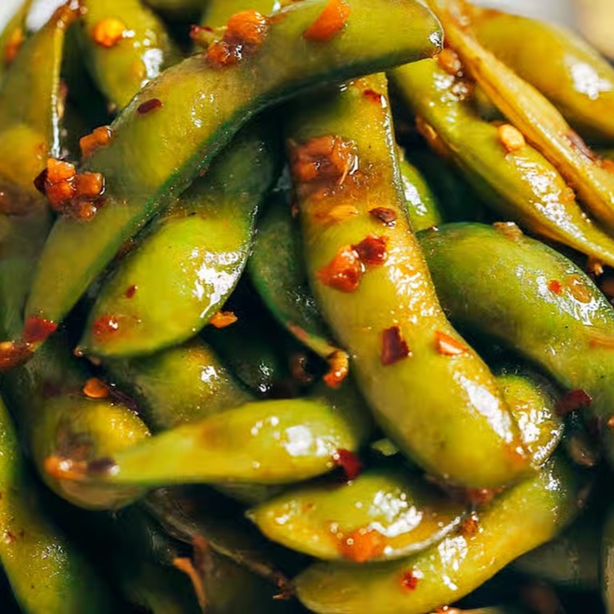 Garlic Edamame