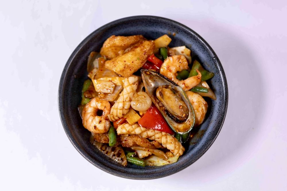Mixed Seafood Stir Fry
