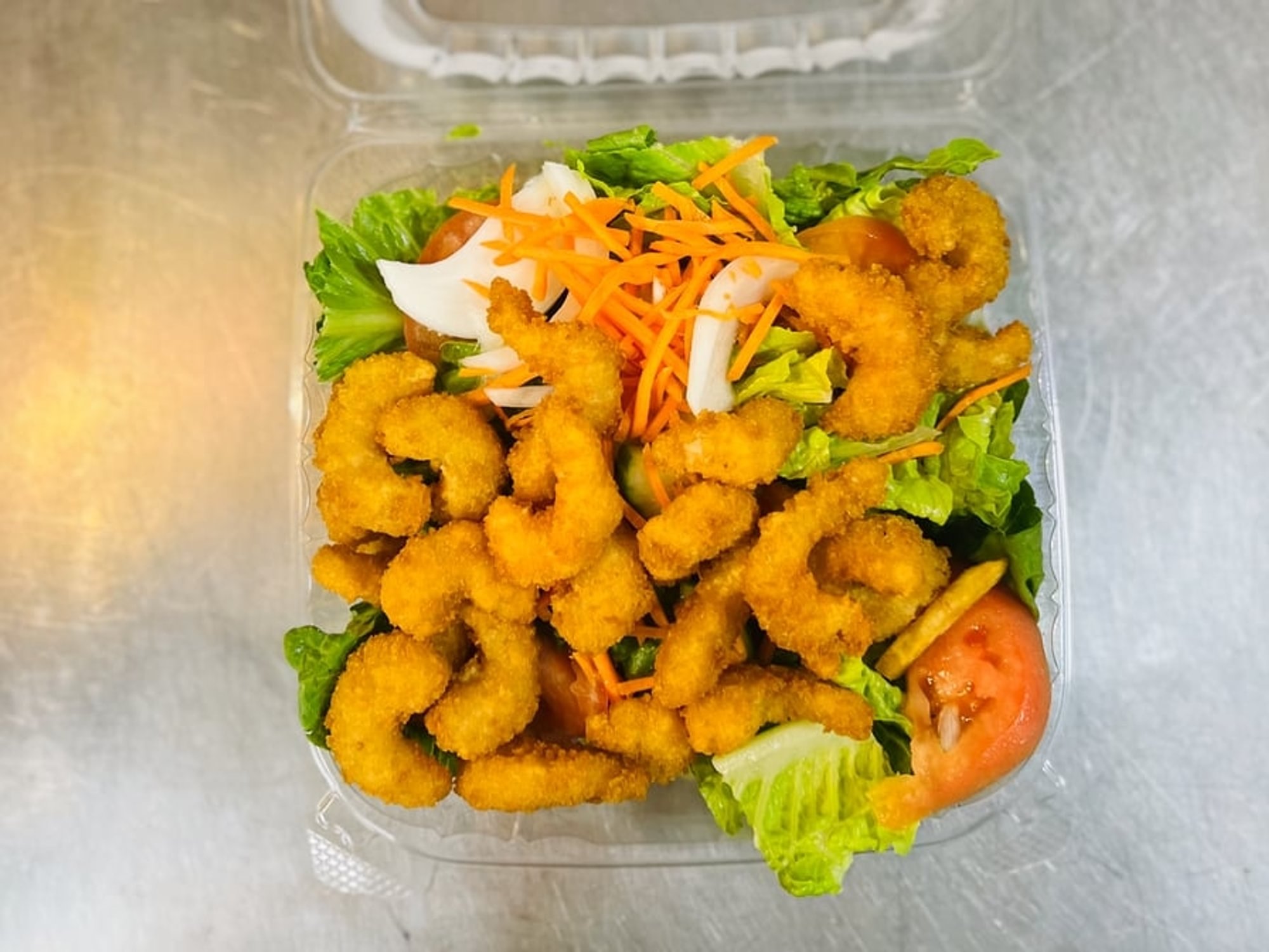 Fried Shrimp Salad