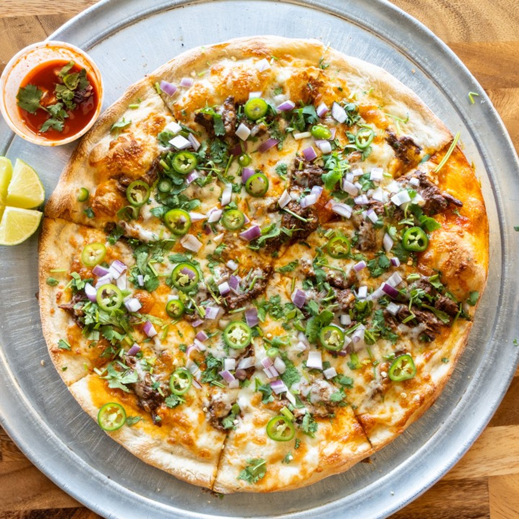 20" XL Birria Pizza