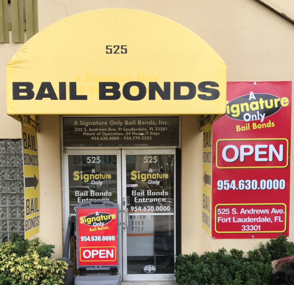 A Signature Only Bail Bonds Photo