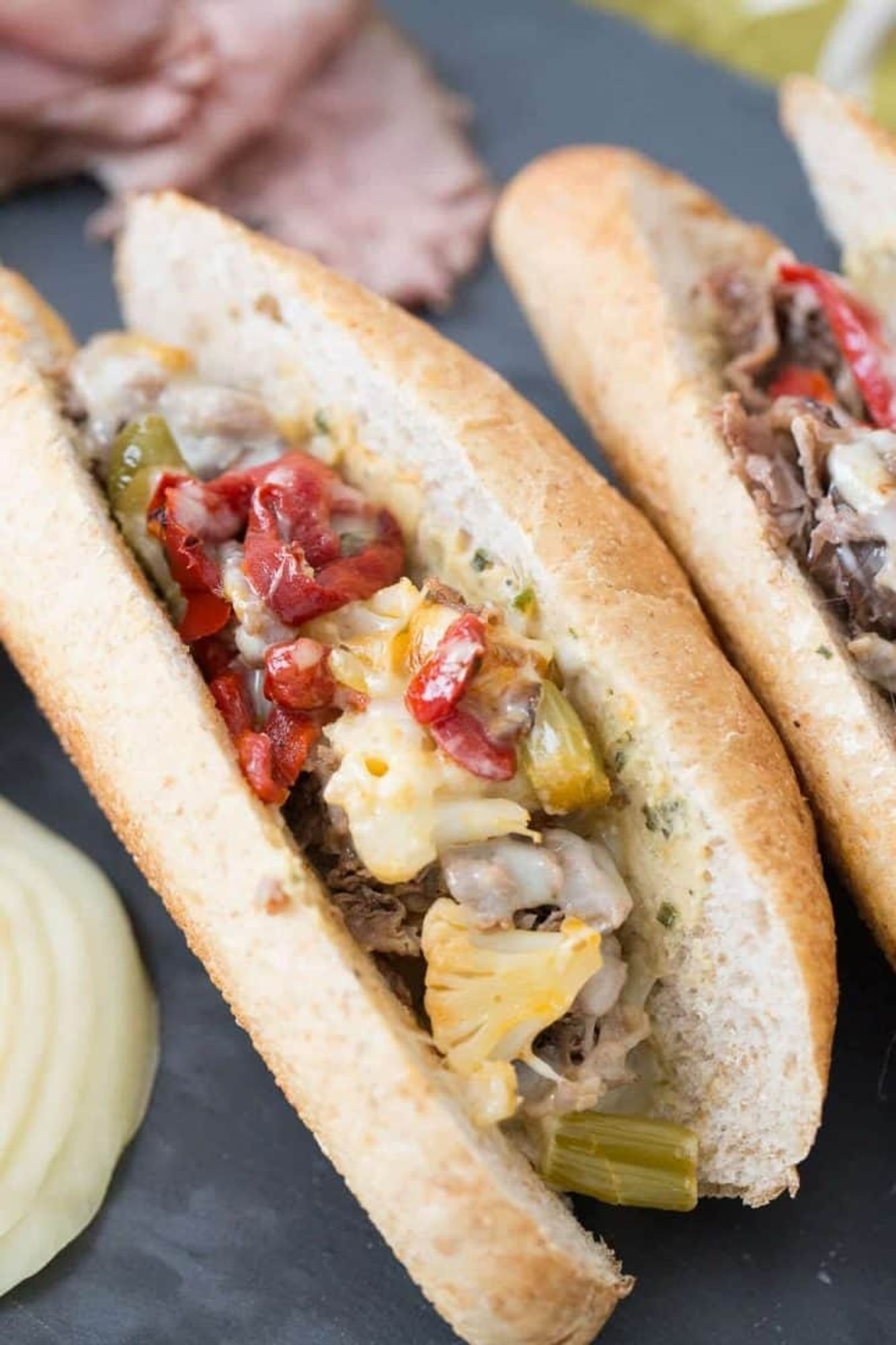 Italian Cheesesteak Sandwich